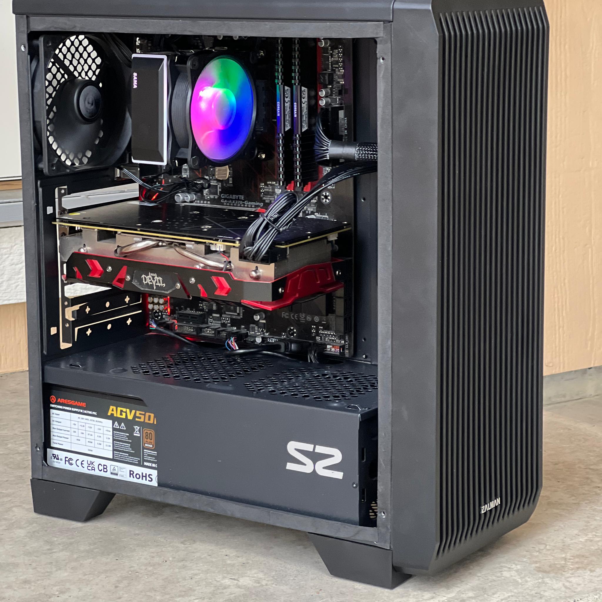 Rx 580 8gb, Ryzen 5 2600, 16gb ram, Gaming pc
