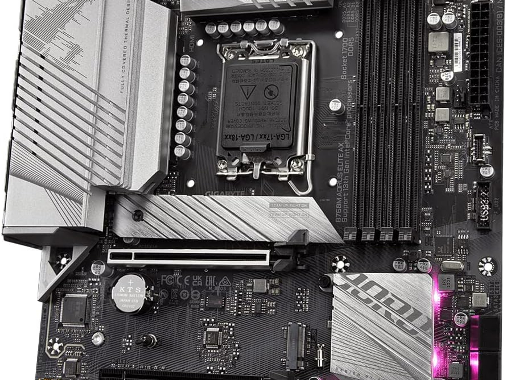 Gigabyte B760M Aorus Elite AX DDR5 Intel Socket LGA 1700 Motherboard BRAND NEW