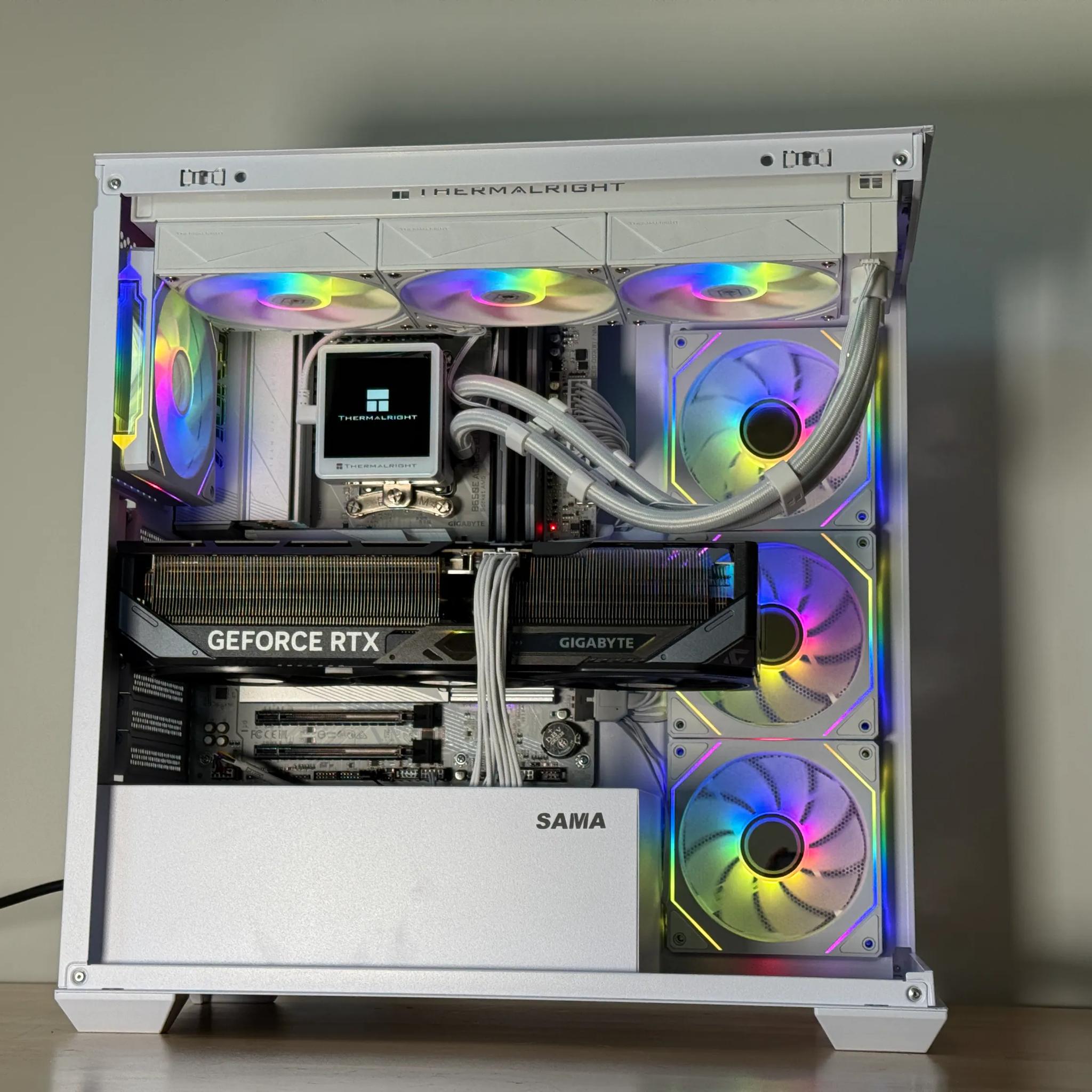 RTX 5090 Ryzen 9950x Gaming/Workstation Behemoth 96gb DDR5 4TB SSD