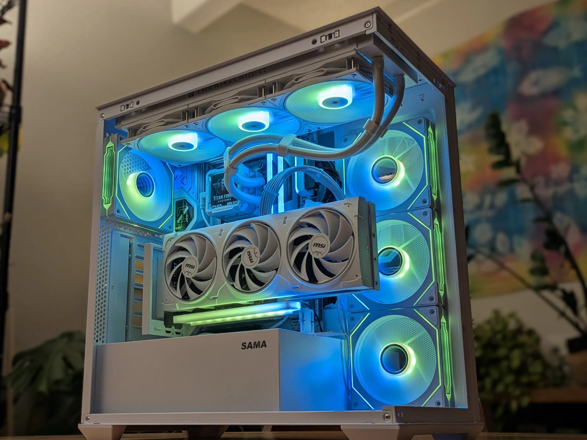 🐺 Wulfric | 5080 | 9800X3D | Whiteout Gaming Beast | 32GB DDR5 | 2TB +1 TB NVMe