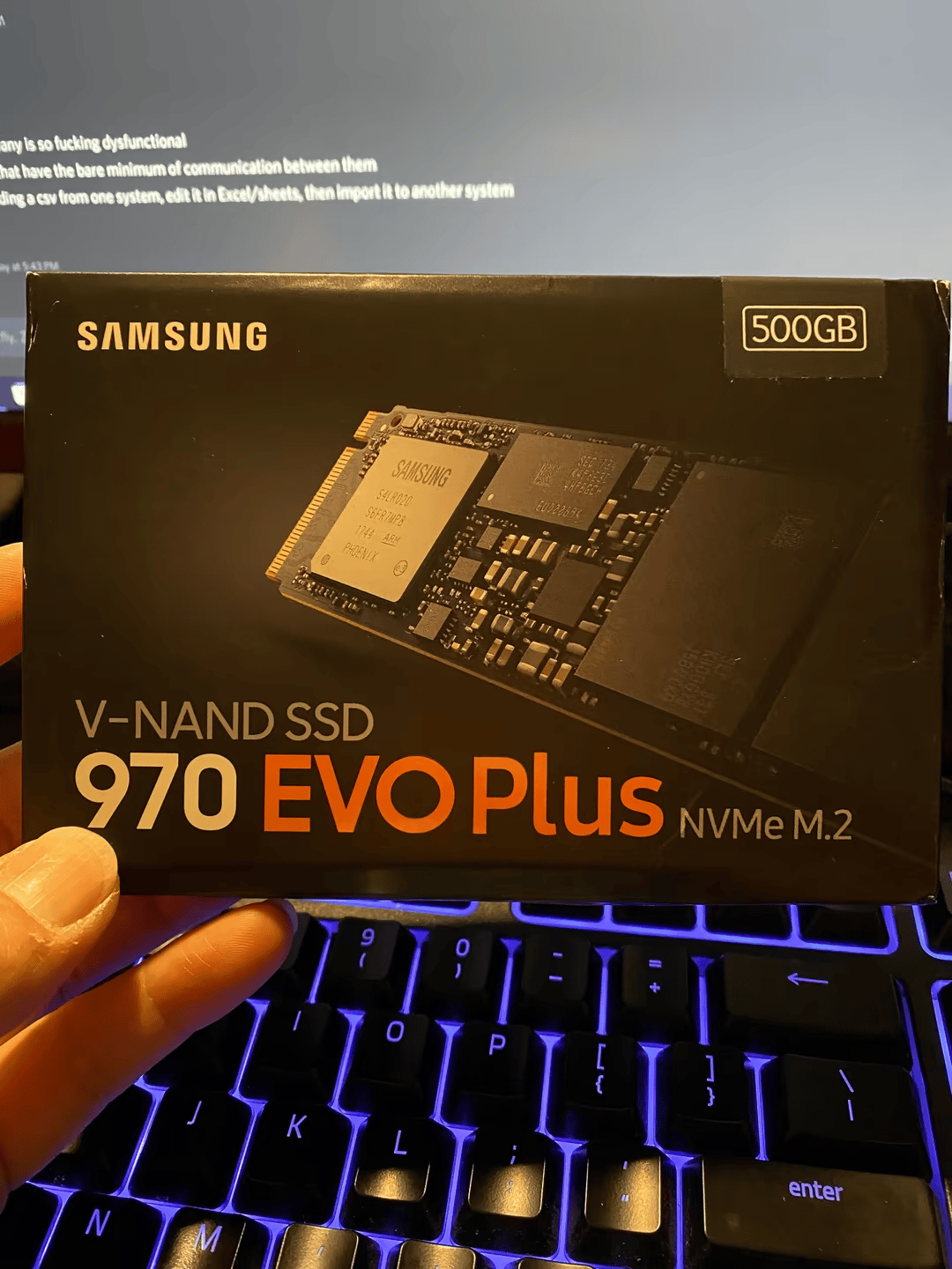 Samsung 970 Evo Plus 500GB NVME SSD