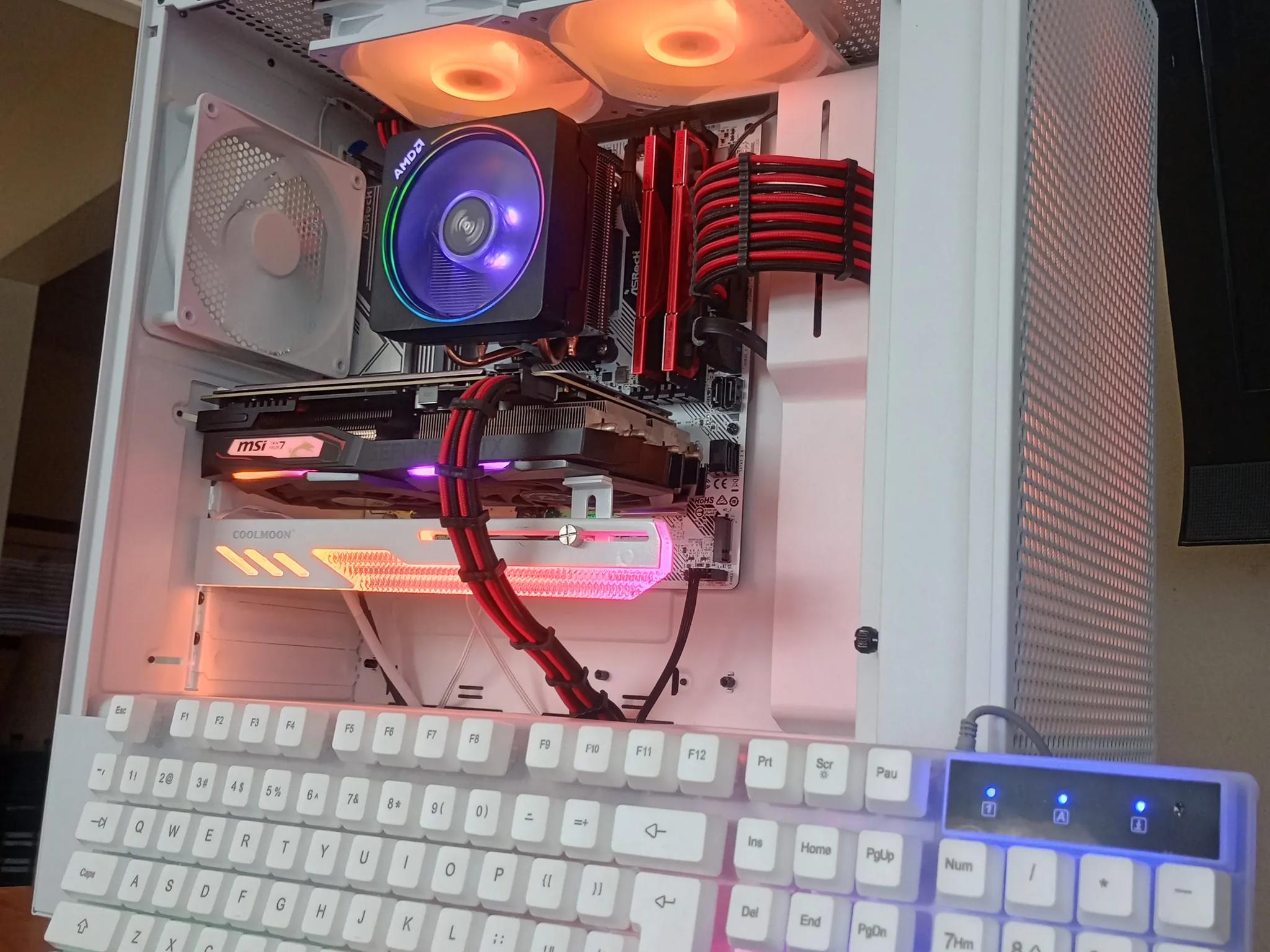 Newly Built 1080p gaming desktop w/Ryzen 5 3600/ RTX 2060 Super w/ 8GB VRAM