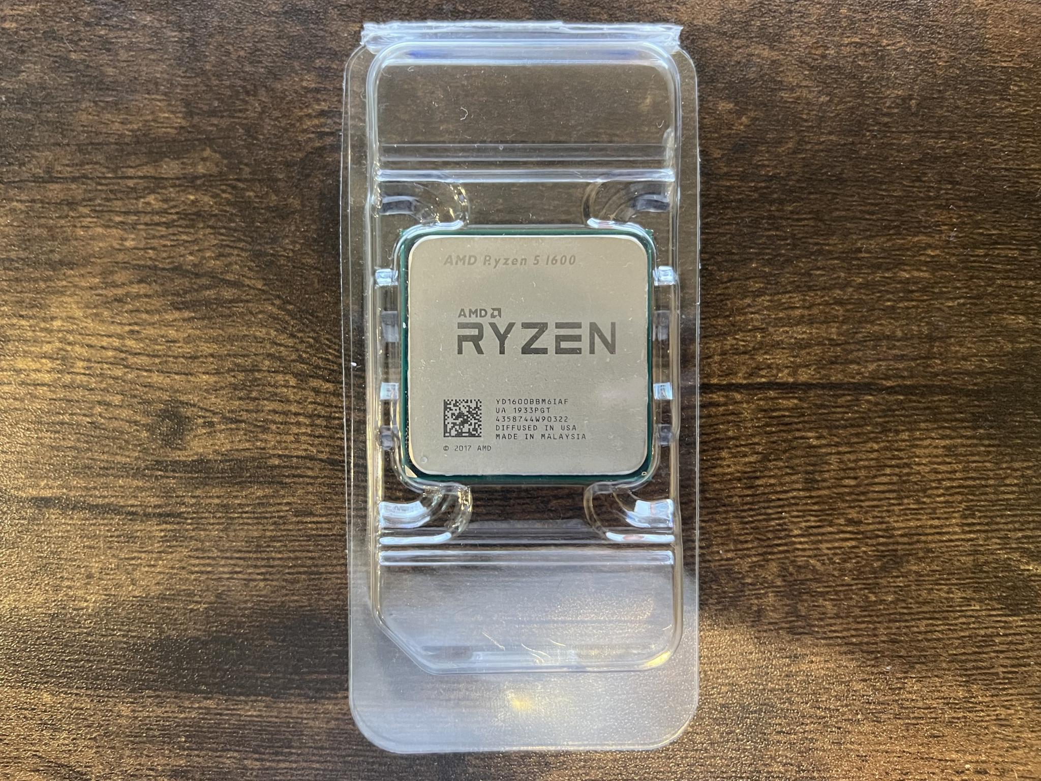 AMD Ryzen 5 1600 6 Cores 12 Threads AM4 CPU Processor