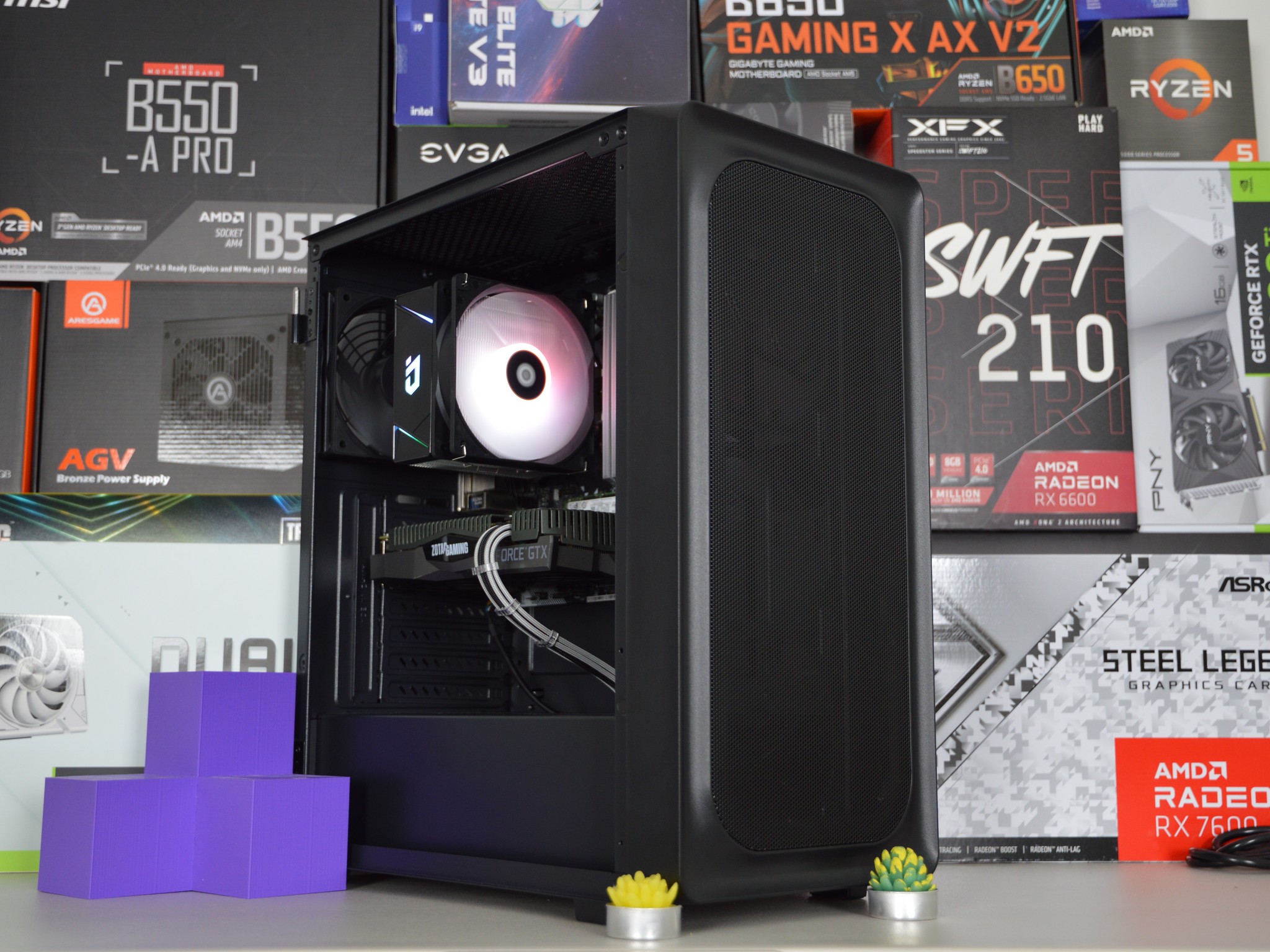 ⚪🐍| GTX 1660 Ti 6GB | RYZEN 5 3600 | 16GB DDR4 RAM | 1TB NVME SSD | Silver Serpent 2.0 |
