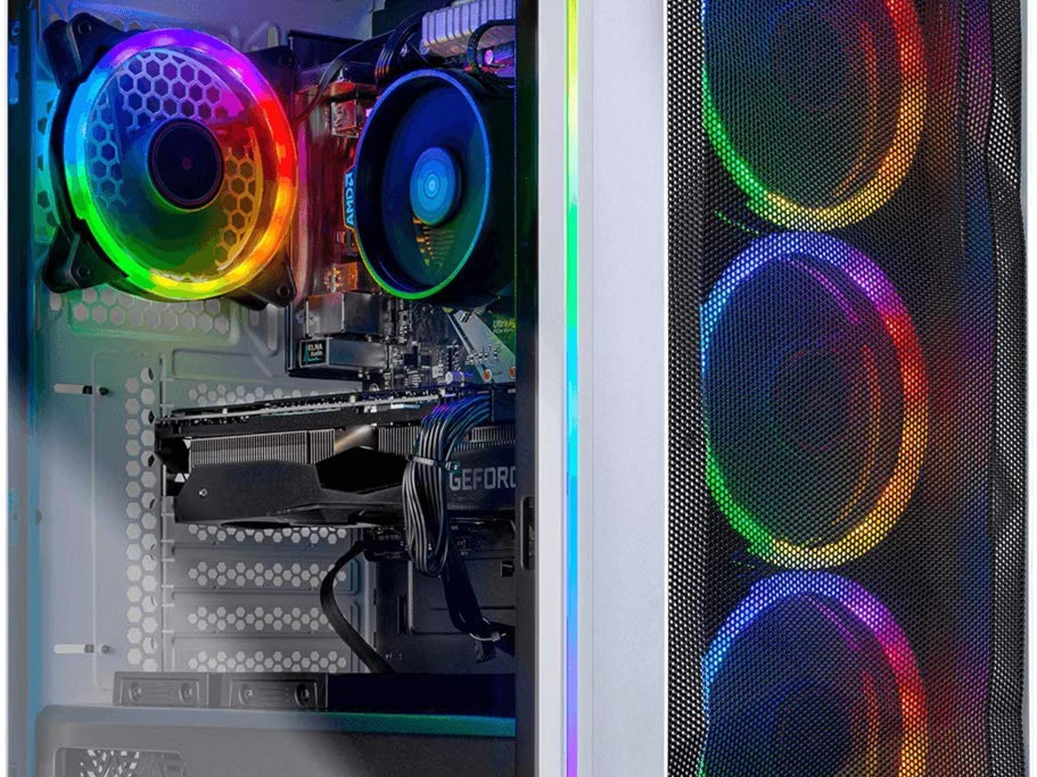 Skytech Chronos Gaming PC Desktop - AMD Ryzen 7 3700X, NVIDIA RTX 2070 Super 8GB, 32GB DDR4(2X 16GB)