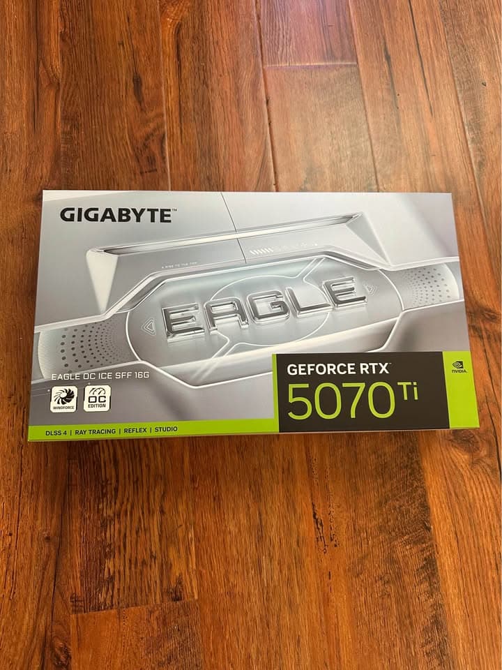 BNIB GIGABYTE Eagle OC ICE GeForce RTX 5070 Ti 16GB GDDR7