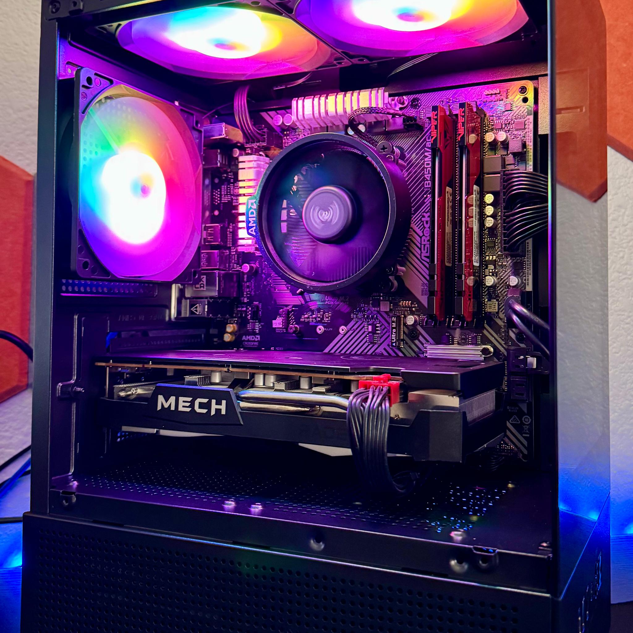🔥 BUDGET 1080p GAMING BEAST — RYZEN 5 5500 + RX 6600 🔥
