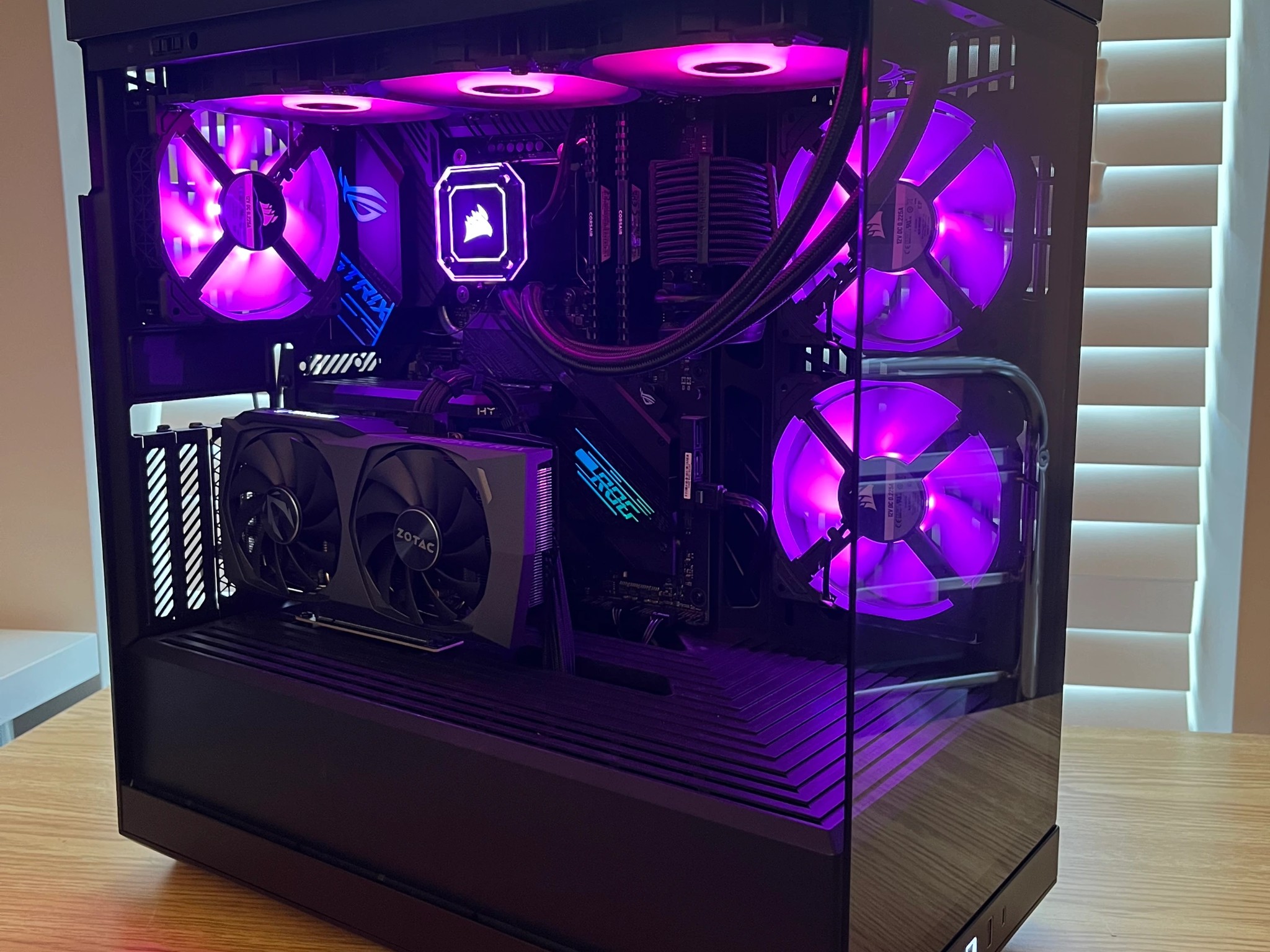 🔥⚫Black RGB Gaming PC | i7-10700K | RTX 3060TI | 32GB DDR4 | Wifi & BT⚫🔥