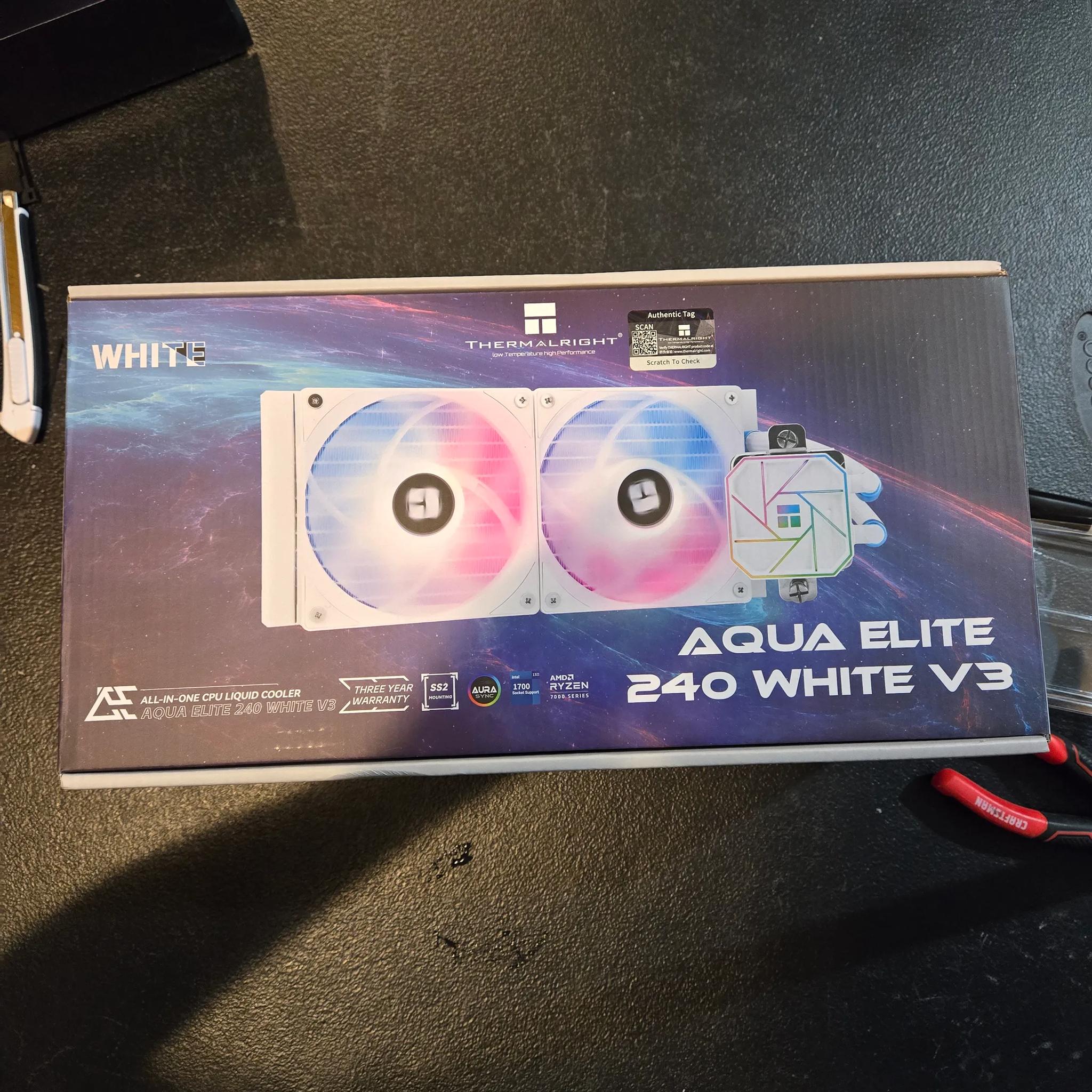 Thermalright Aqua Elite 240 White V3 AIO Liquid Cooler
