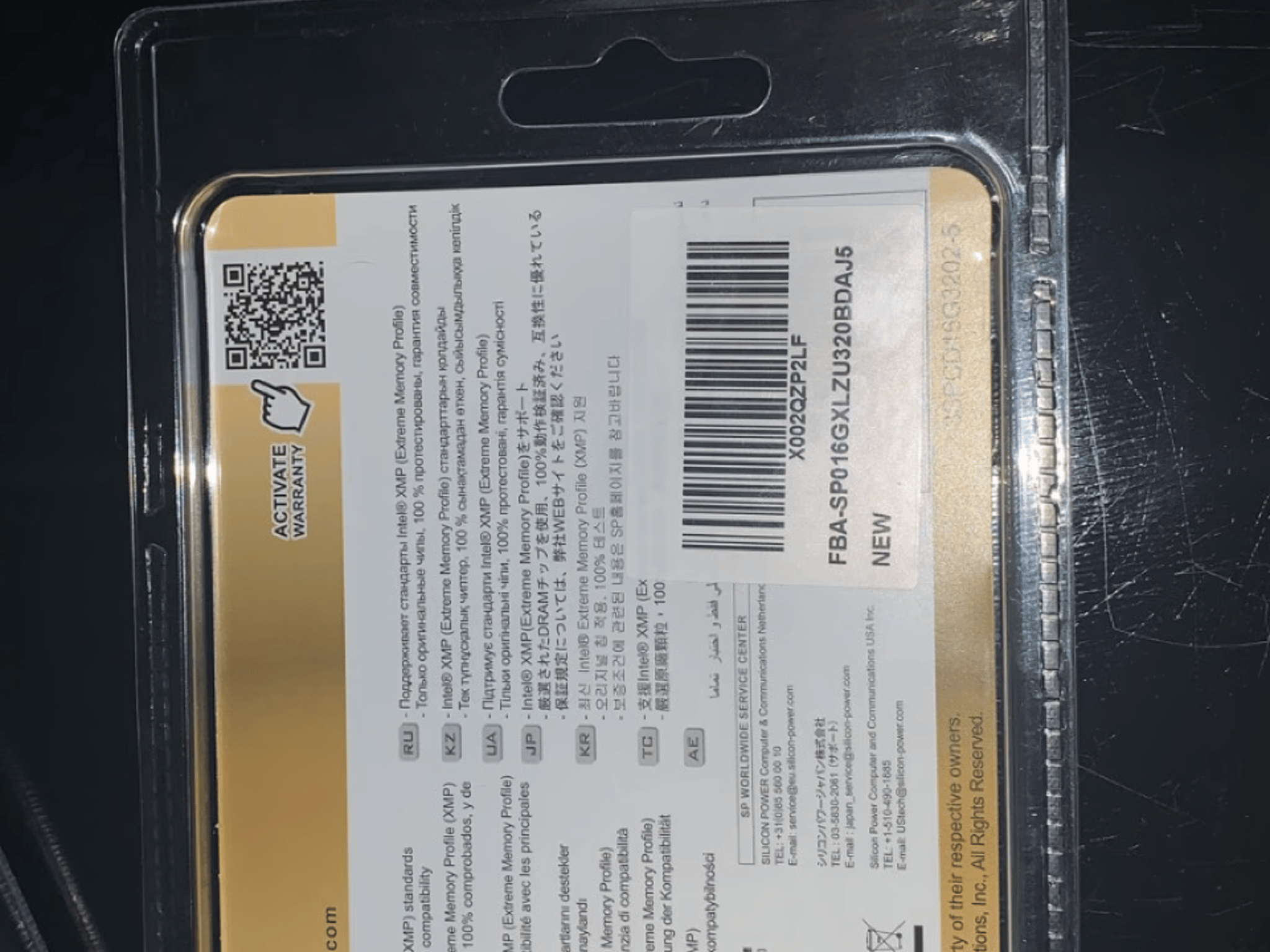 FREE SHIPPING || 16GB (2x8gb) 3200mhz Silicon Power DDR4
