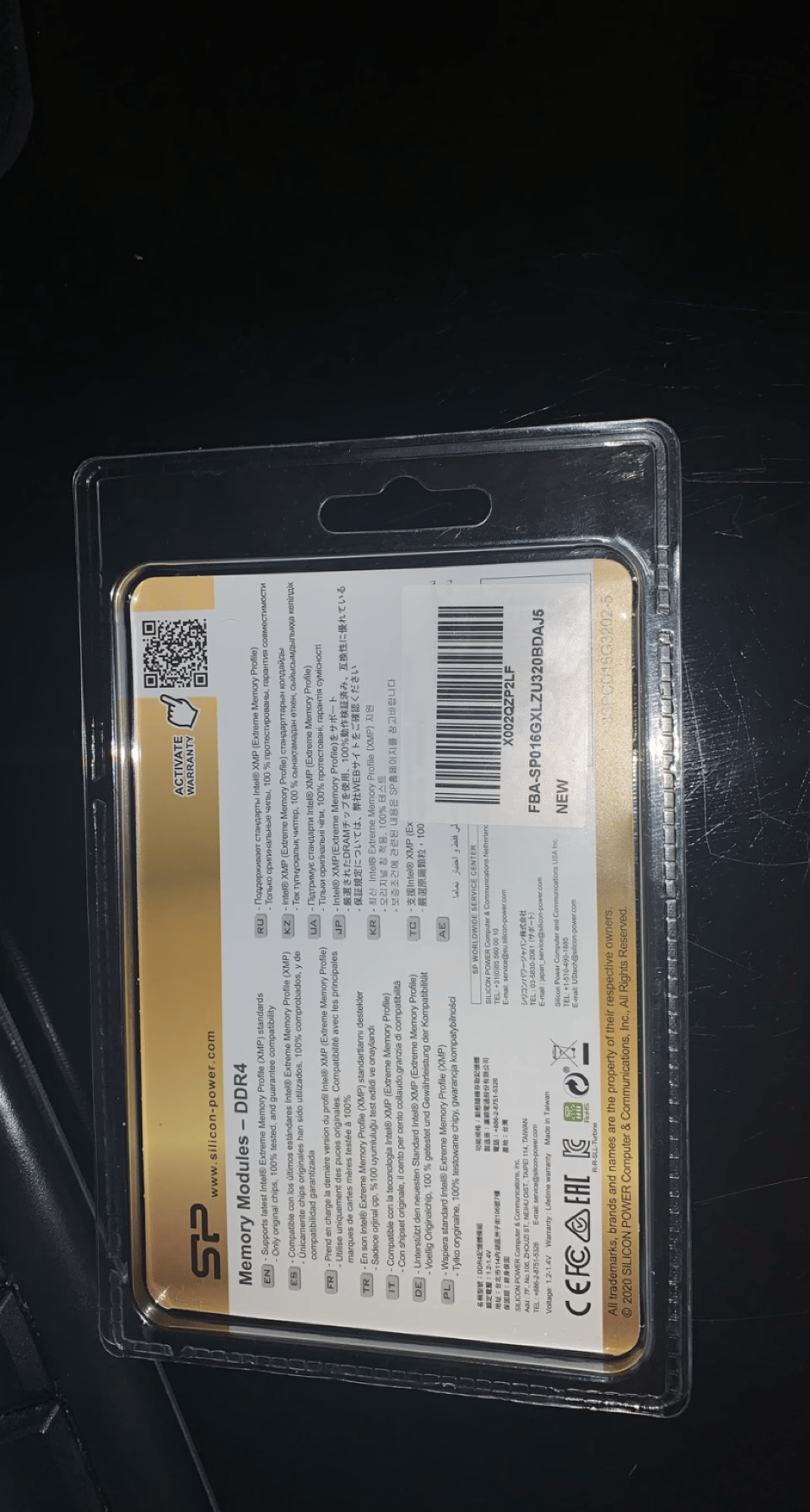 FREE SHIPPING || 16GB (2x8gb) 3200mhz Silicon Power DDR4