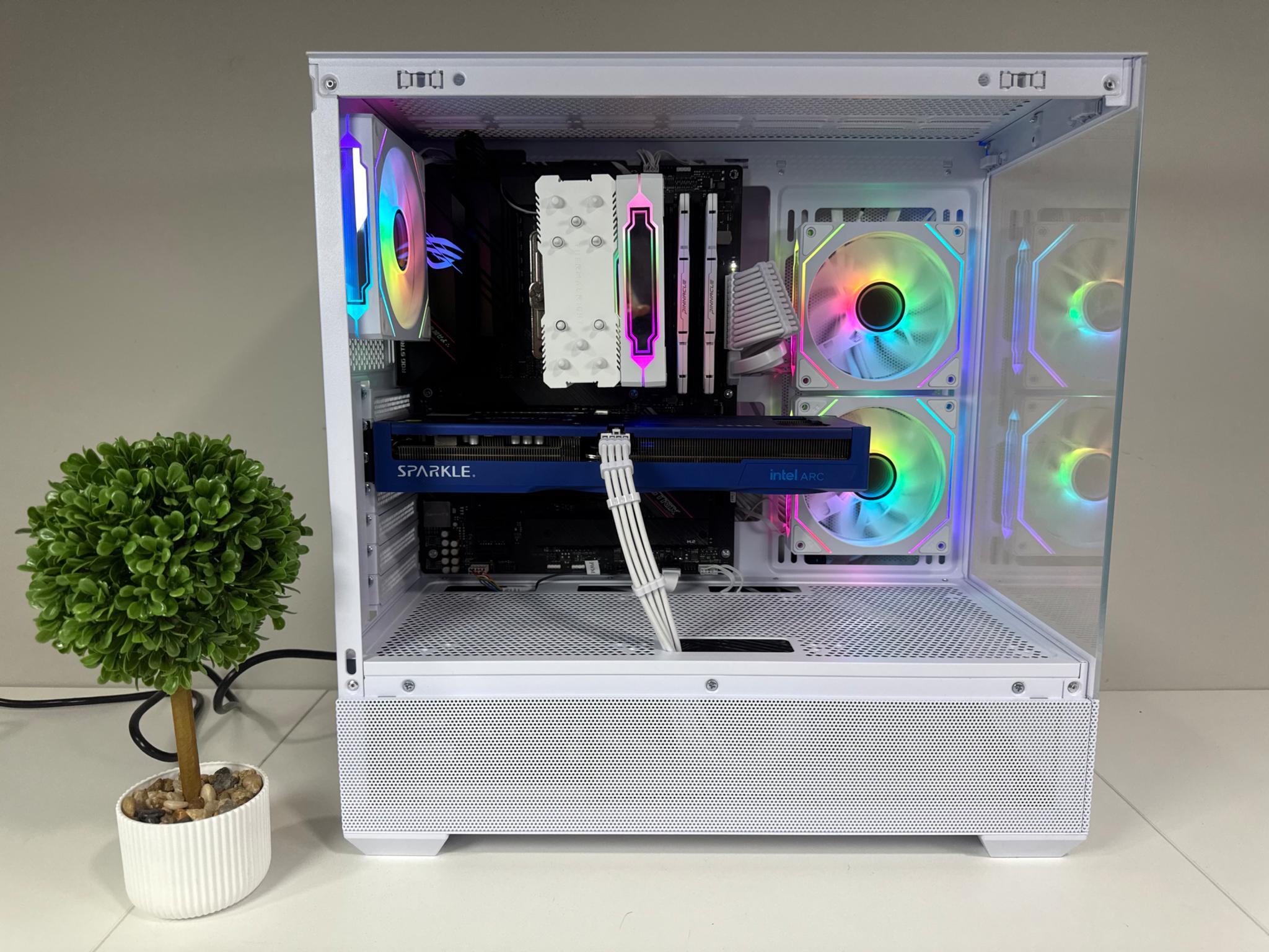 Intel B580 | Ryzen 7 5700 X | 32GB DDR4 | 1TB SSD | 650W Gold PSU | ARGB Fans | Windows 11 PRO