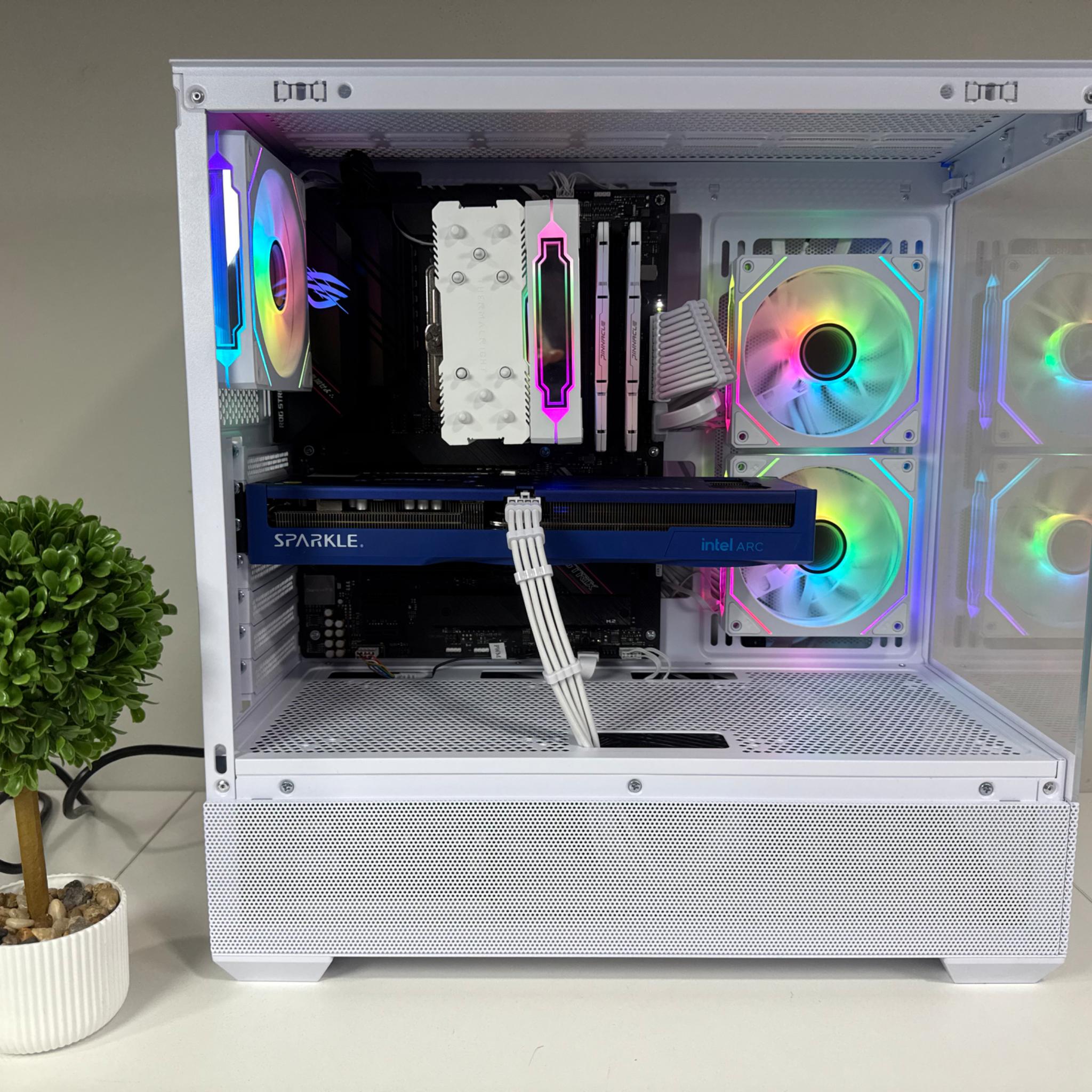 Intel B580 | Ryzen 7 5700 X | 32GB DDR4 | 1TB SSD | 650W Gold PSU | ARGB Fans | Windows 11 PRO