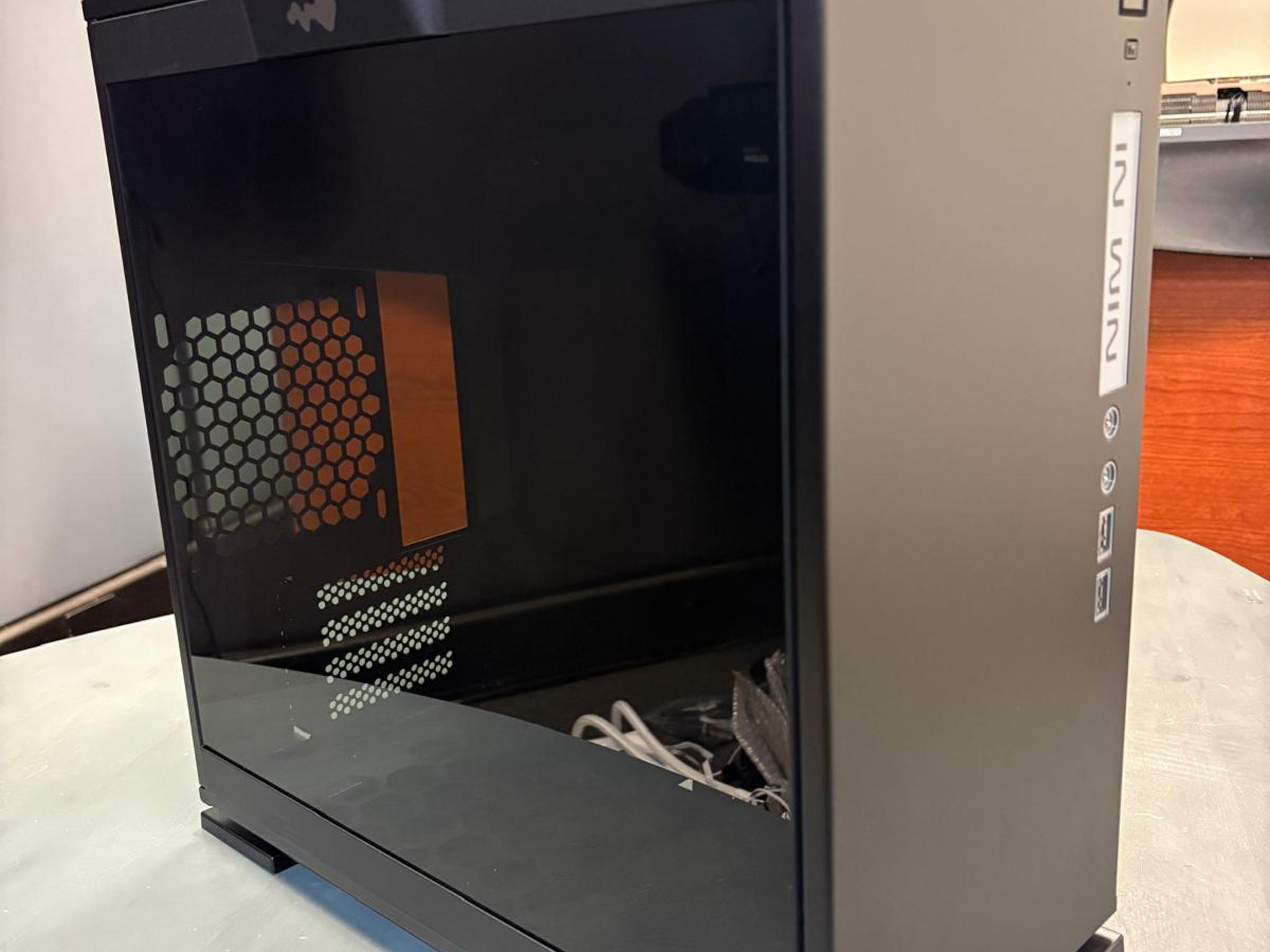 InWin 301 Black Tempered Glass -Micro ATX Tower Gaming Computer Case - OPEN BOX