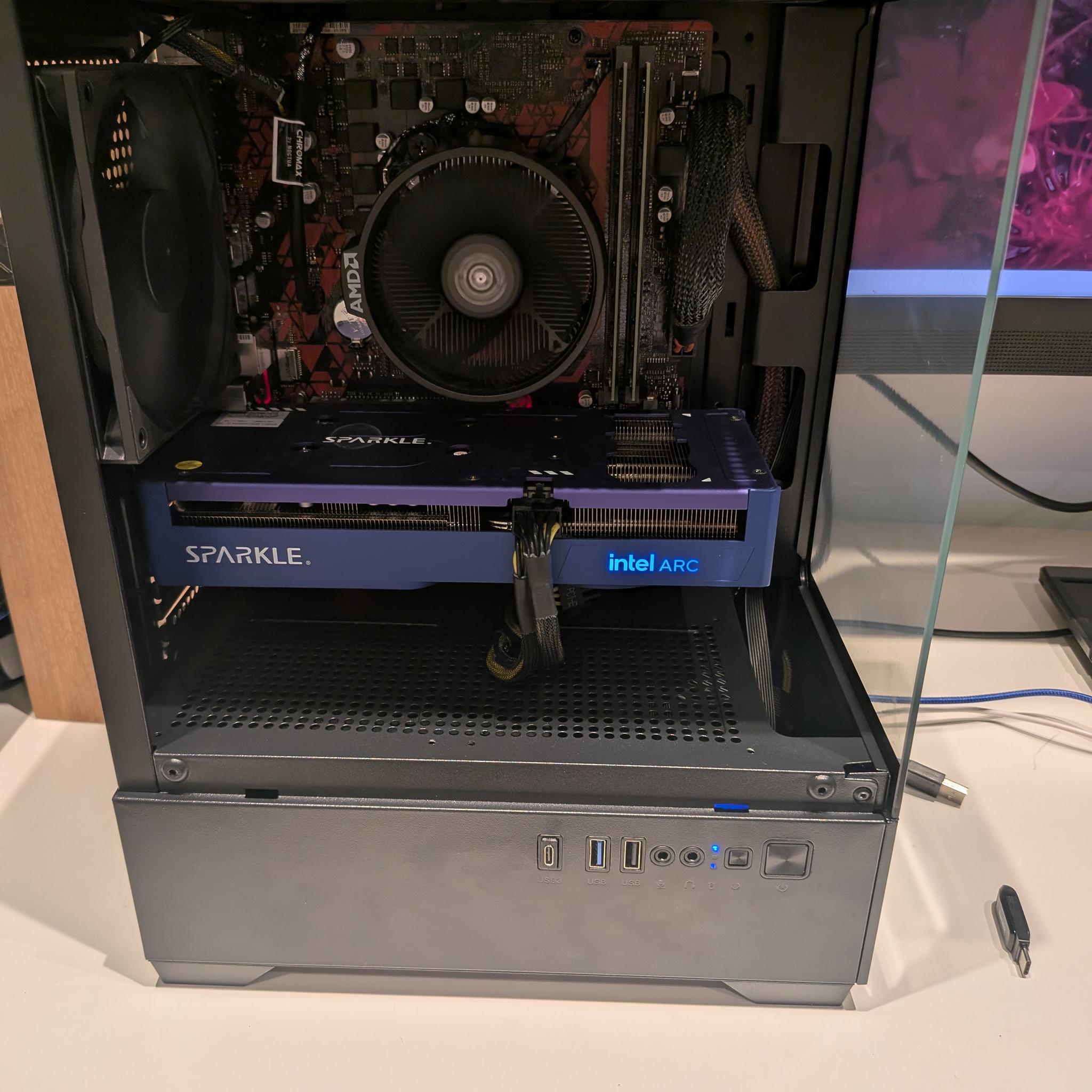 1080p College Hunk - Intel Arc B570, Ryzen 5 5600, 32 GB RAM, 2 TB NVME