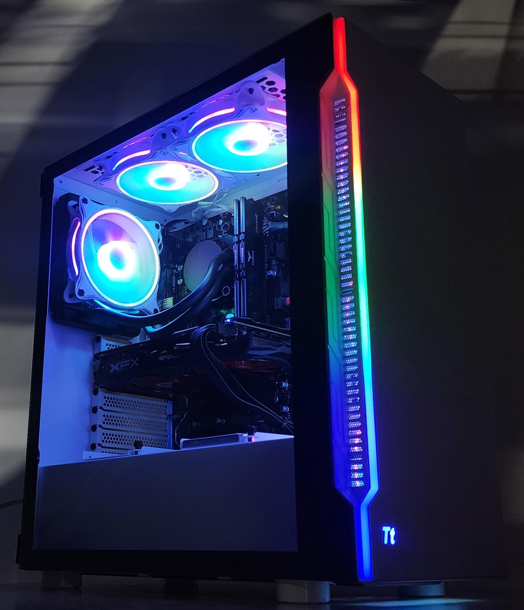 Gaming PC i7-6700 16GB RAM 1TB SSD RX 580 8GB Windows 11 Computer