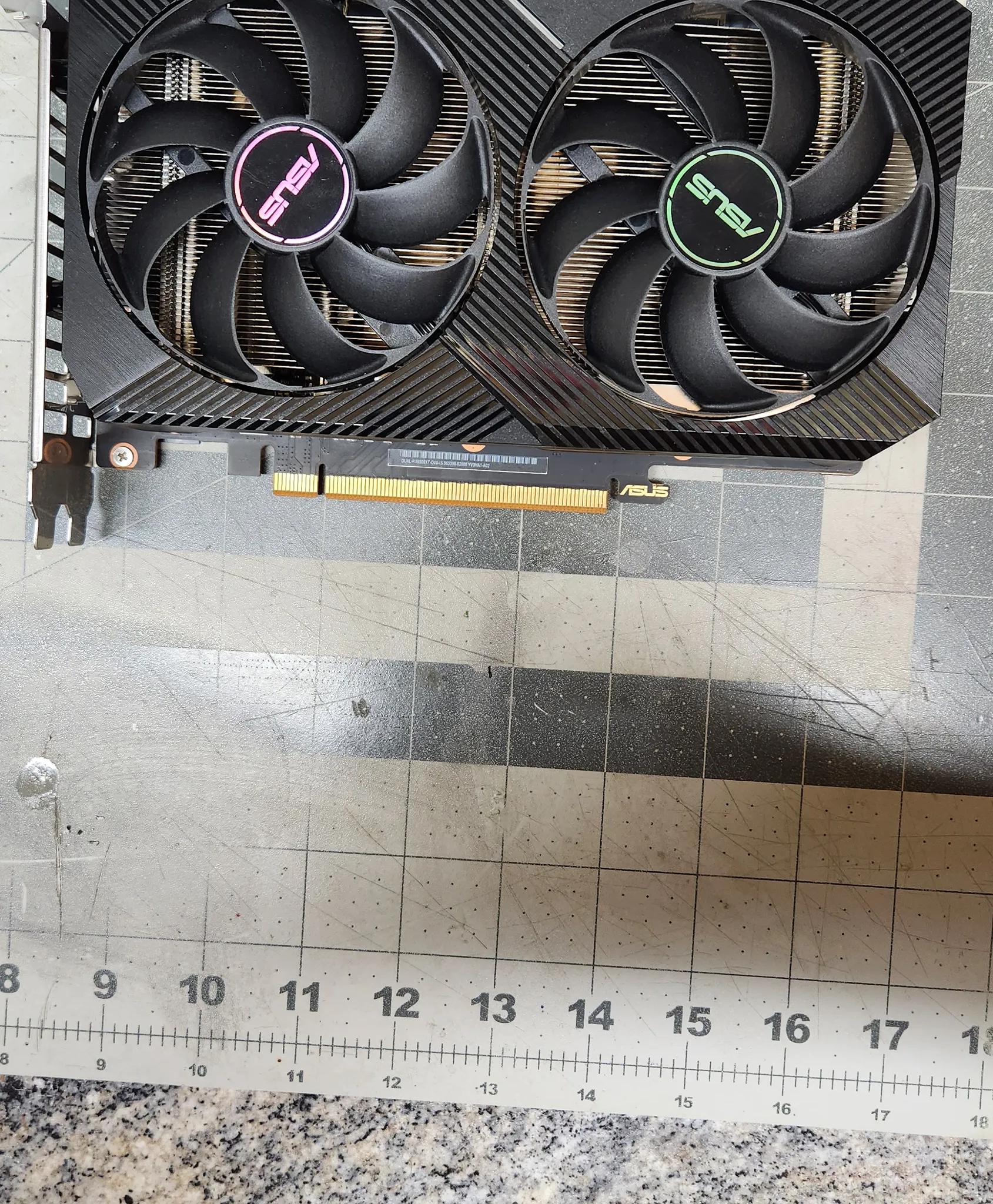 Lightly used ASUS Dual AMD Radeon RX 6500 XT OC Edition 4GB GDDR6