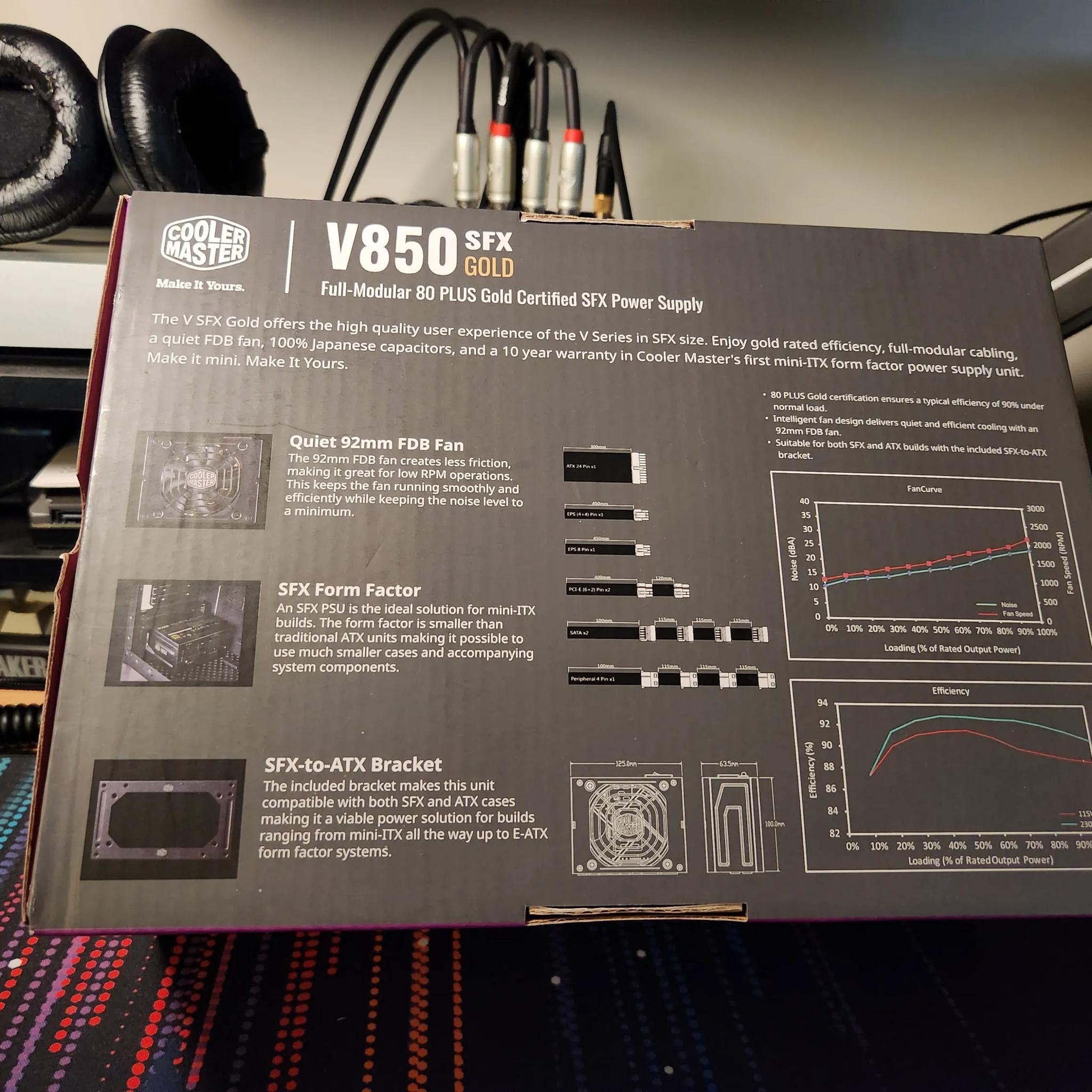Cooler Master V850 SFX 850W 80+ Gold PSU