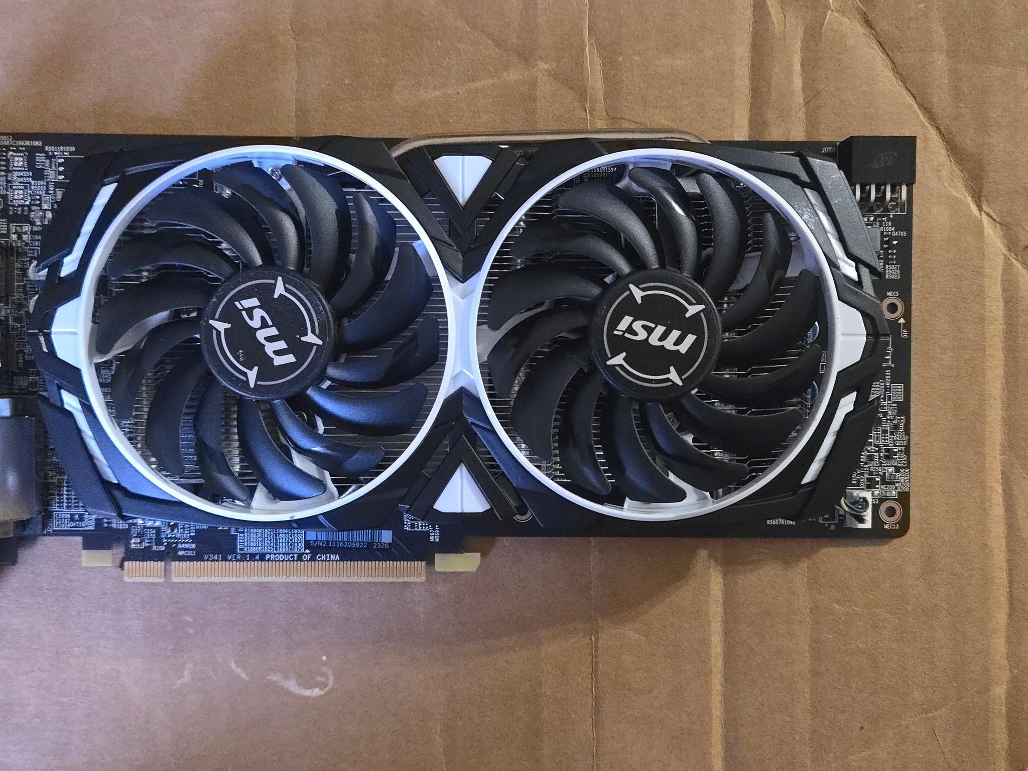 MSI ARMOR OC Radeon RX 580 8G