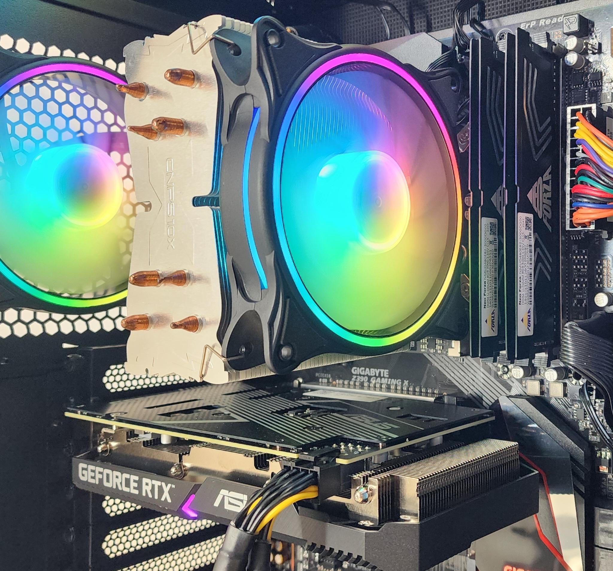 Gaming PC i7-8700K 16GB RAM 500GB SSD RTX 3060 12GB Windows 11 Computer