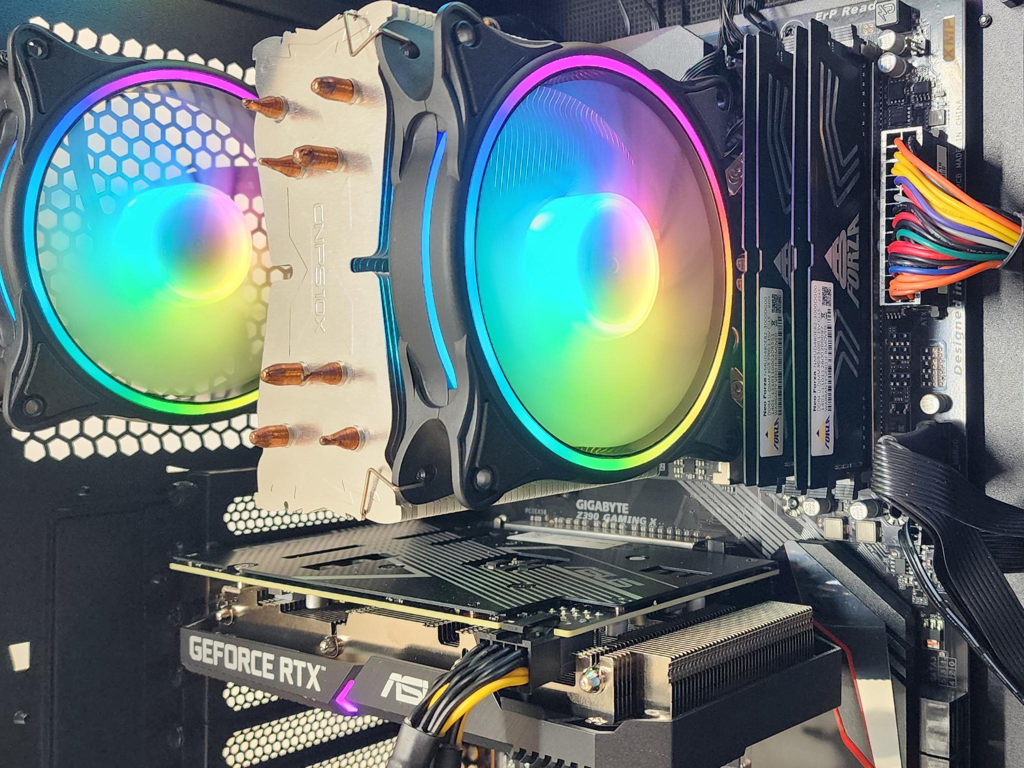 Gaming PC i7-8700K 16GB RAM 500GB SSD RTX 3060 12GB Windows 11 Computer