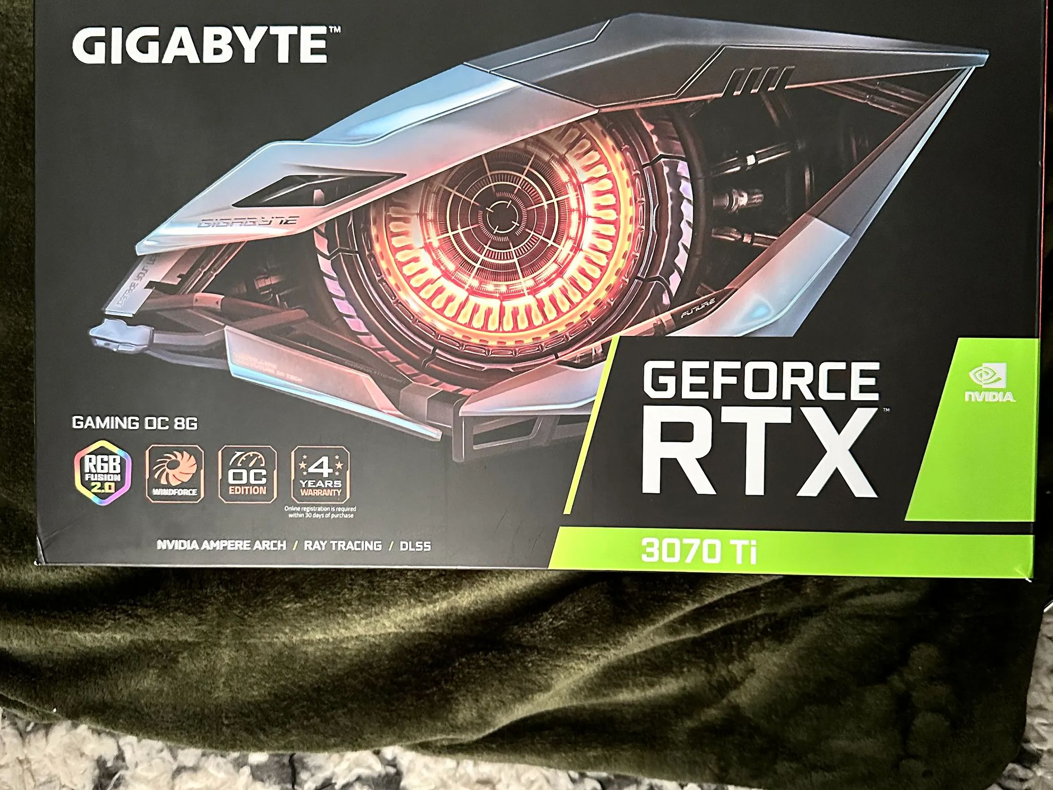 GIGABYTE NVIDIA GeForce RTX™ 3070 Ti GAMING OC, 8G (rev. 1.0), GV-N307TGAMING OC-8GD
