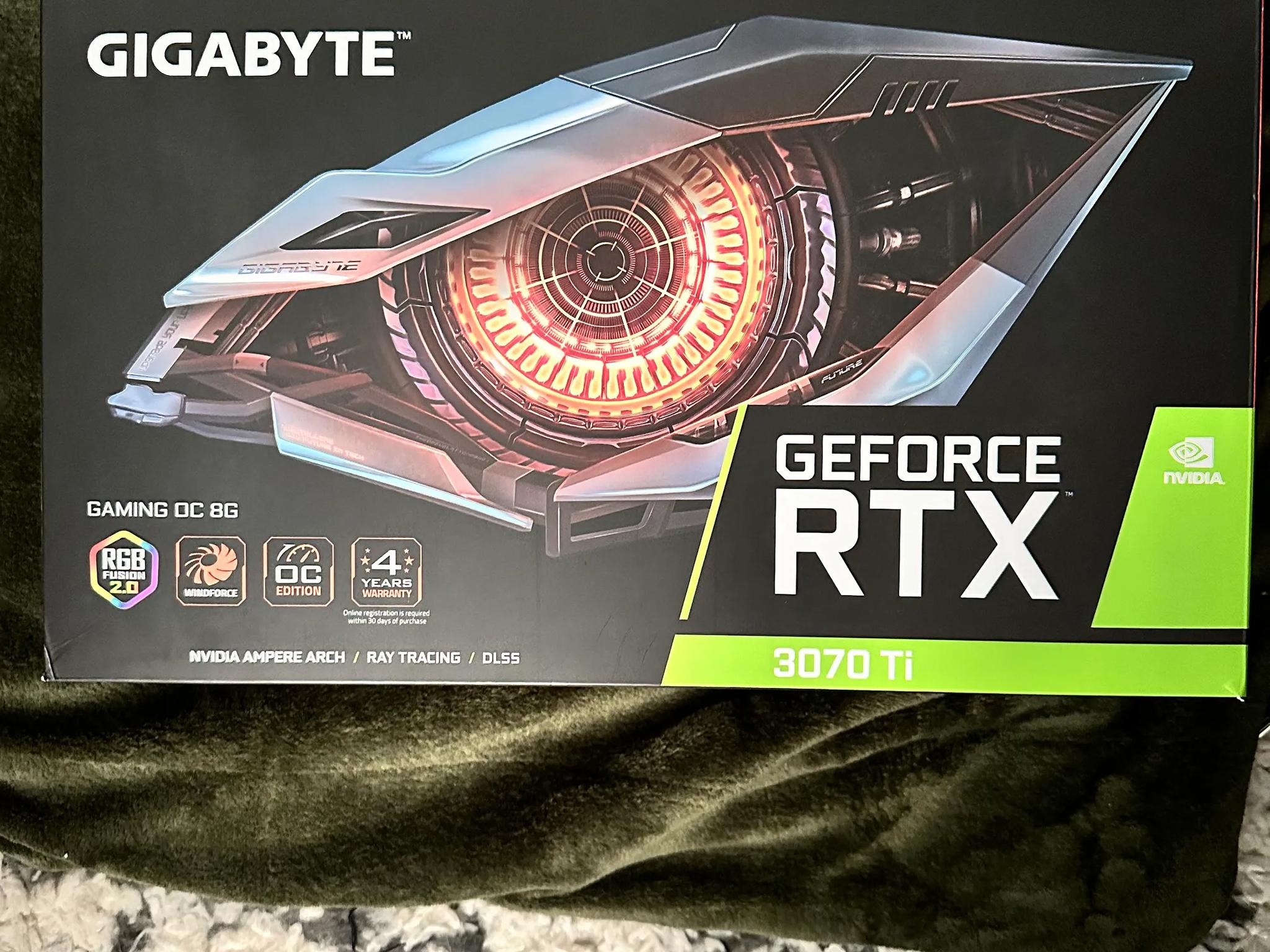 GIGABYTE NVIDIA GeForce RTX™ 3070 Ti GAMING OC, 8G (rev. 1.0), GV-N307TGAMING OC-8GD