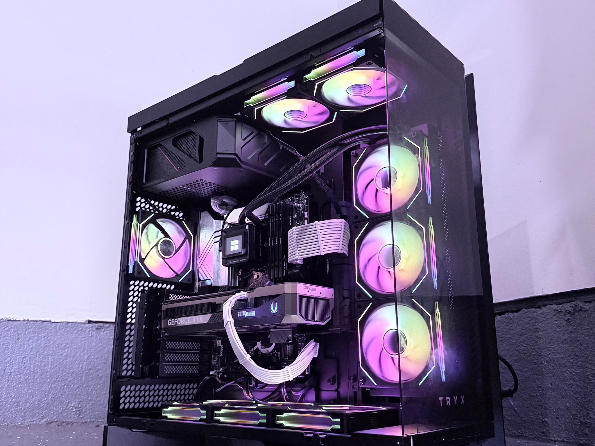 ⚫️"Obsidian Flux"🌈| 4K Gaming + AI Workstation | RTX 5080 | i9 12900K | 64 DDR5 | 10TB Storage