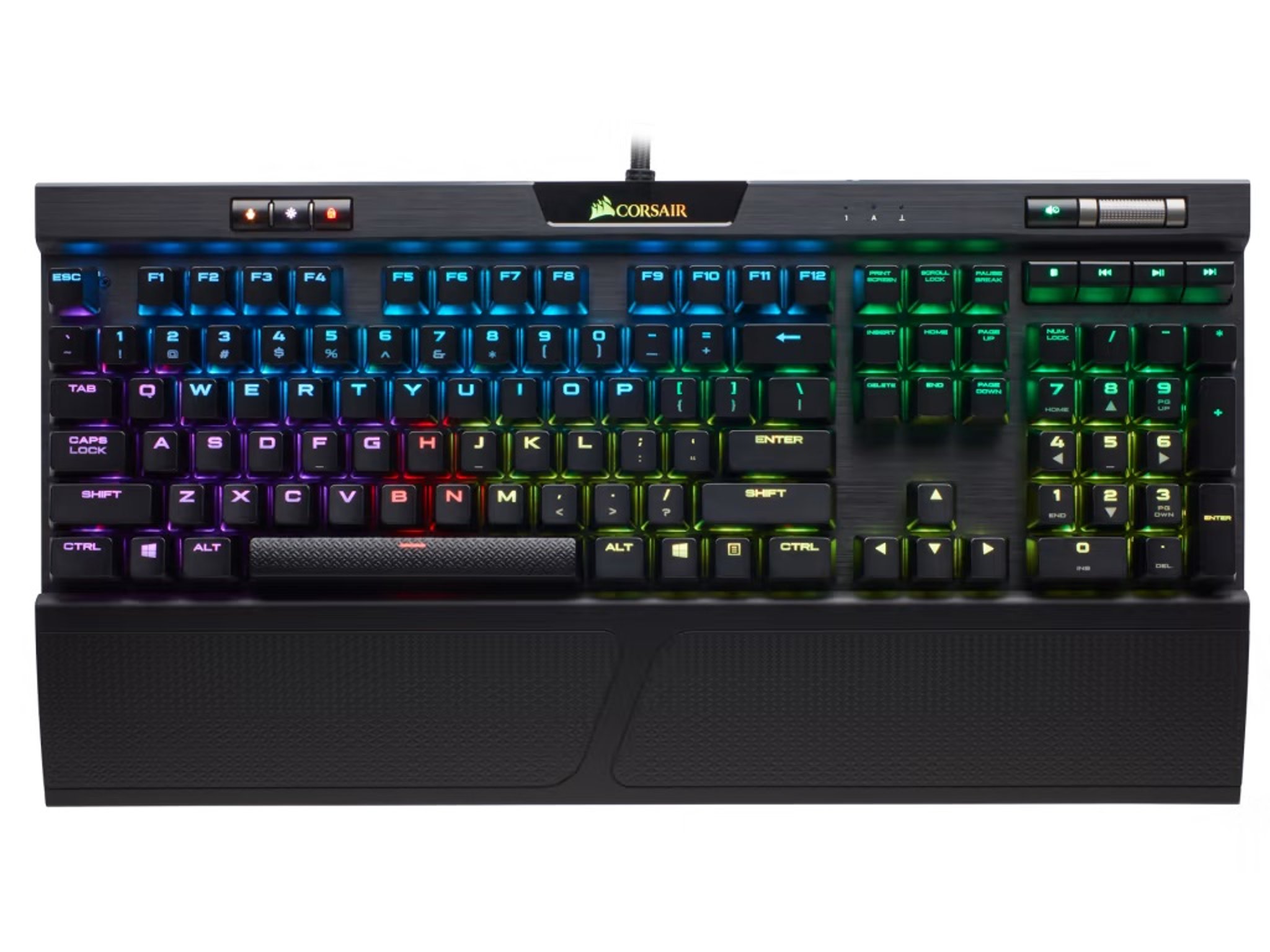 Corsair K70 RGB MK.2 Rapid-fire Mechanical Gaming Keyboard CHERRY MX Speed