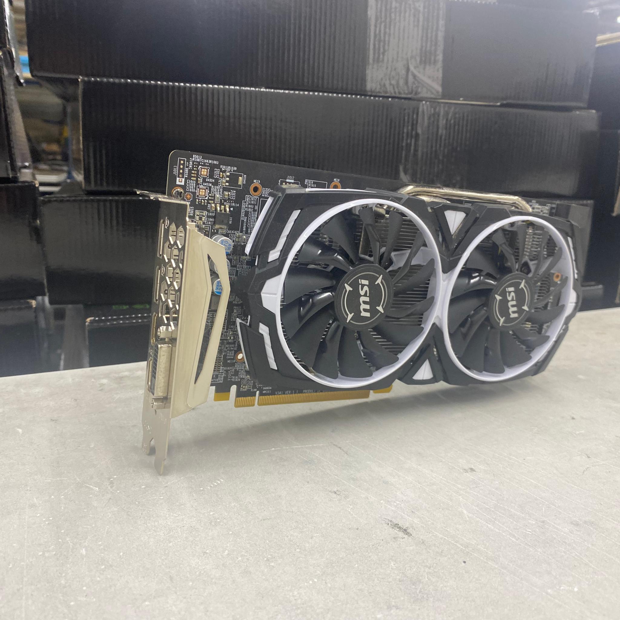 MSI Radeon RX 480 ARMOR 4G OC 4GB GDDR5 Graphics Card