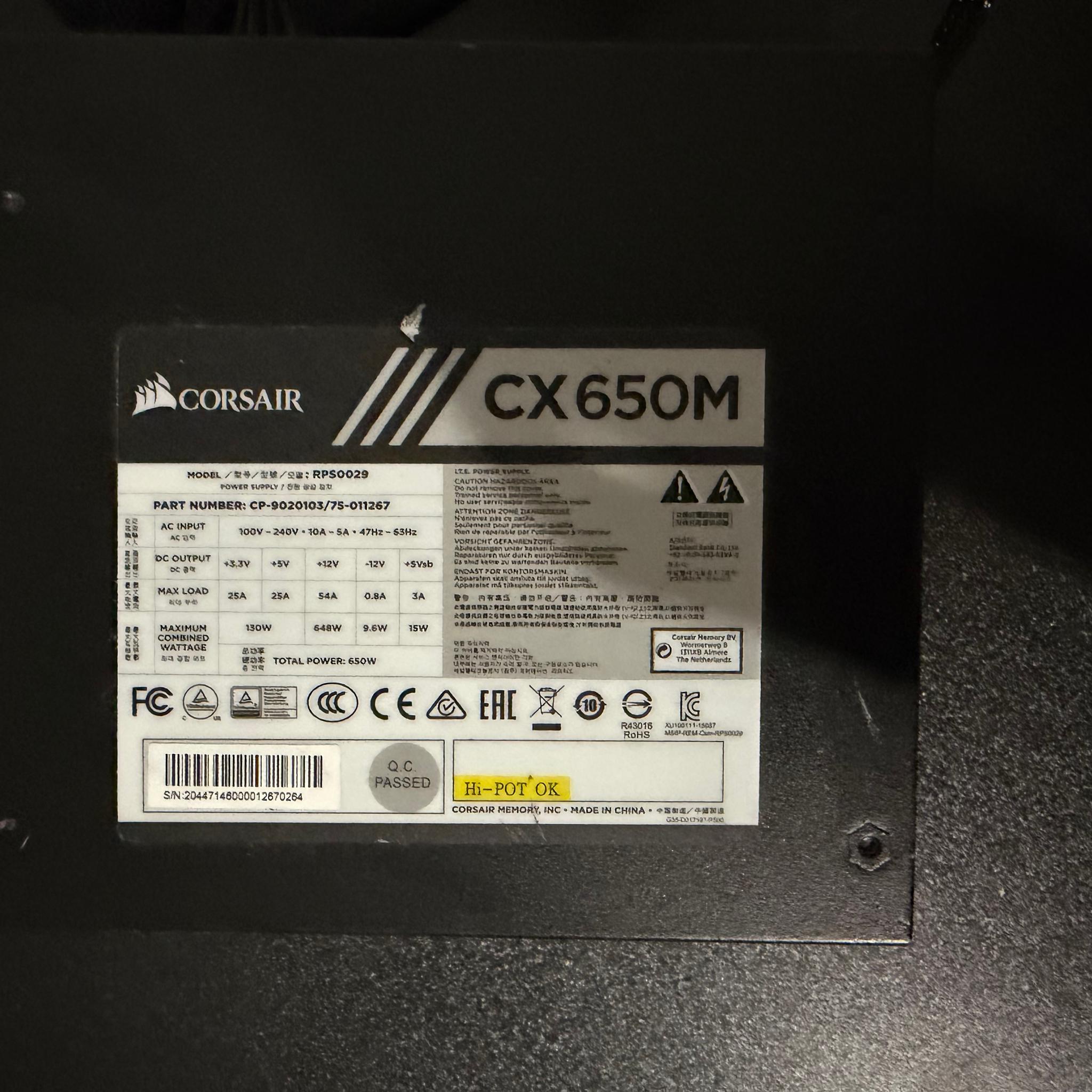 Corsair CX650M