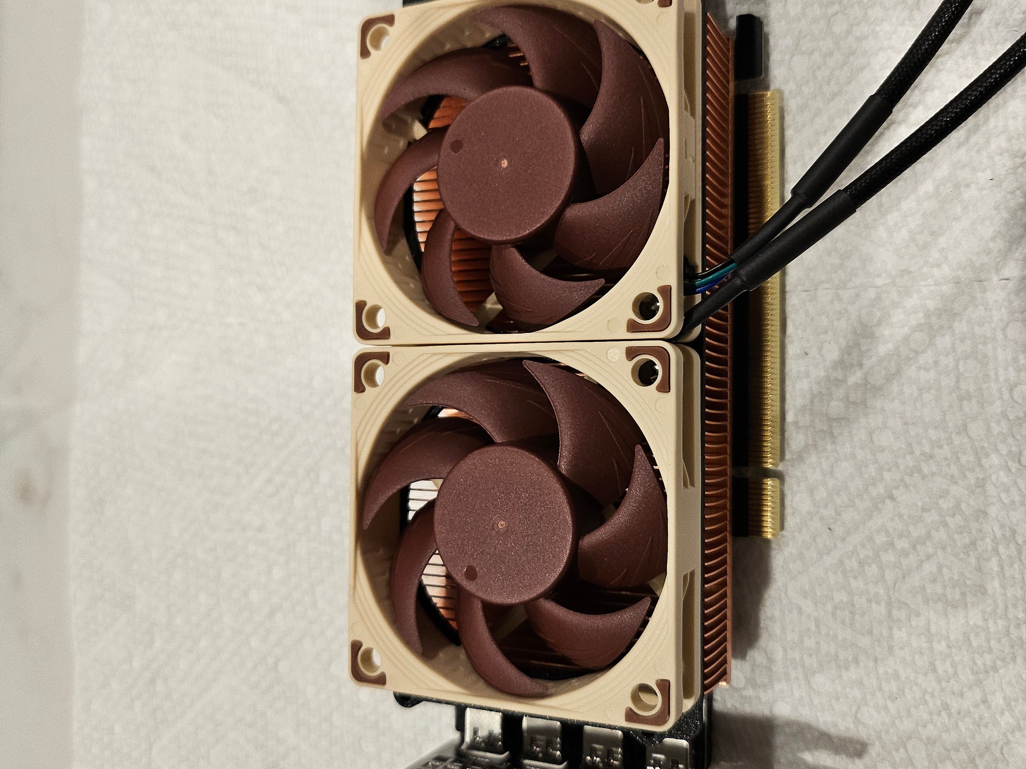 RTX 4000 Ada SFF - Custom Copper heatsink/Noctua fans