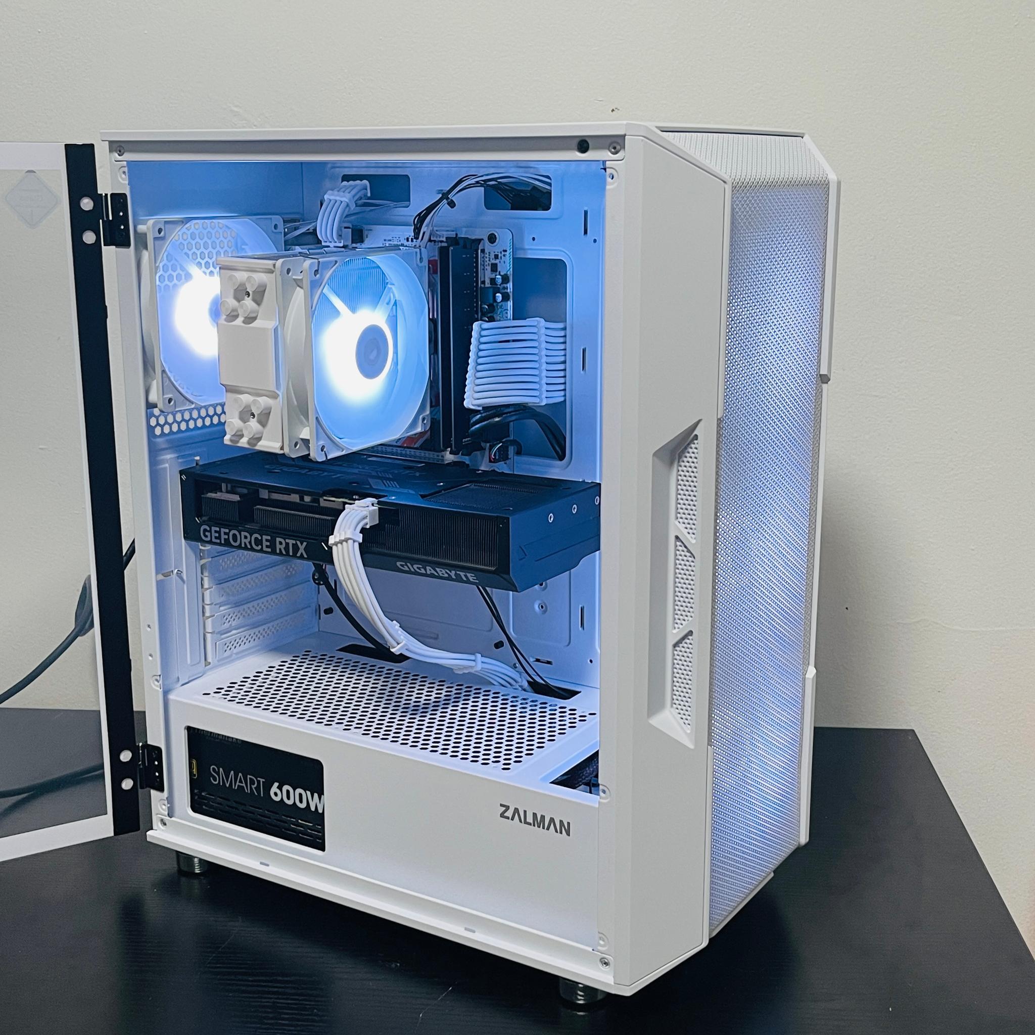 RTX 4070 12GB | Ryzen 7 5700X | 32GB DDR4 | 1TB NVME M2 SSD | Win11 | WIFI+BT | Custom Gaming PC