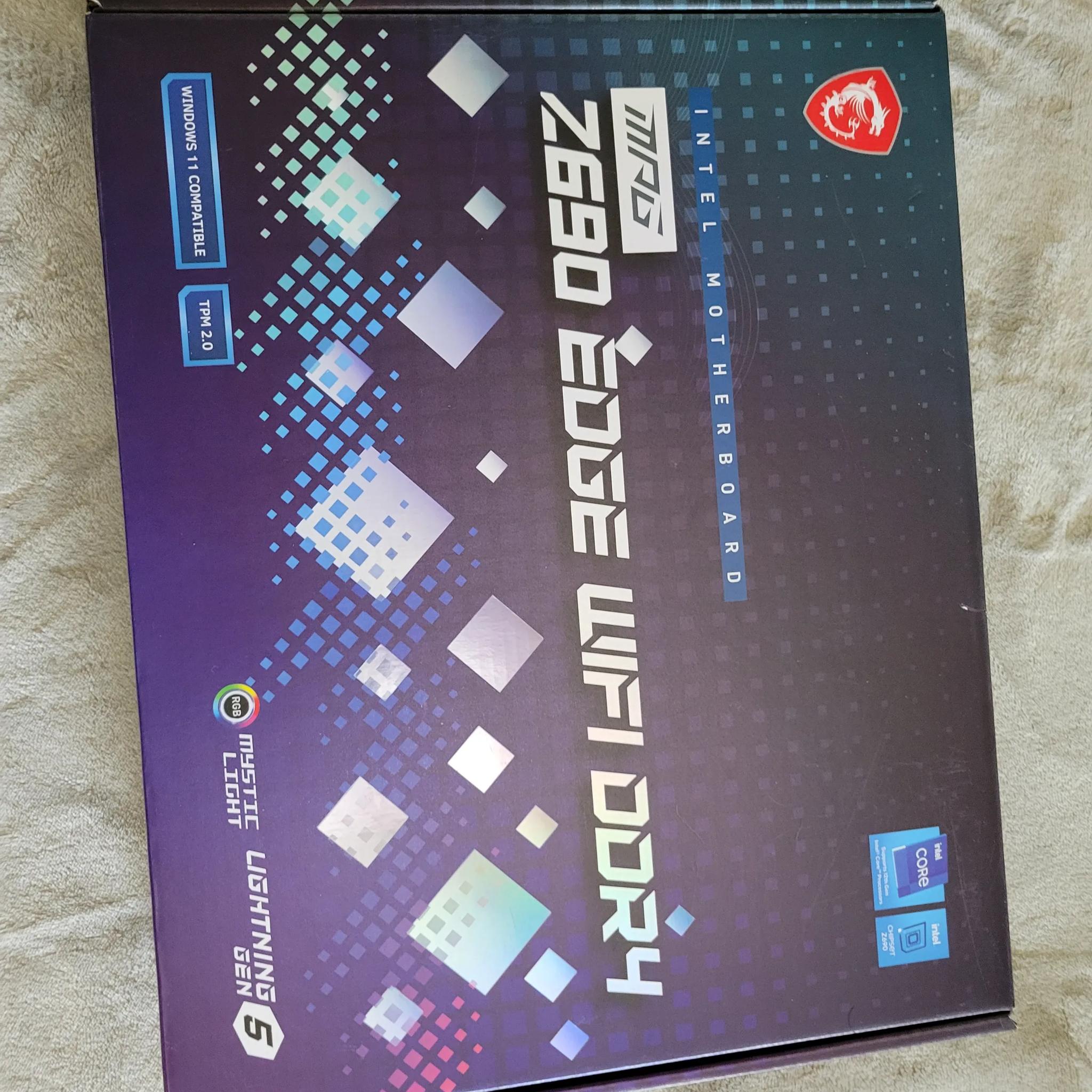 Intel Combo Deal - i5 12400 - MPG z690 EDGE DDR4 Wifi - Scythe Fuma 2 Cooler