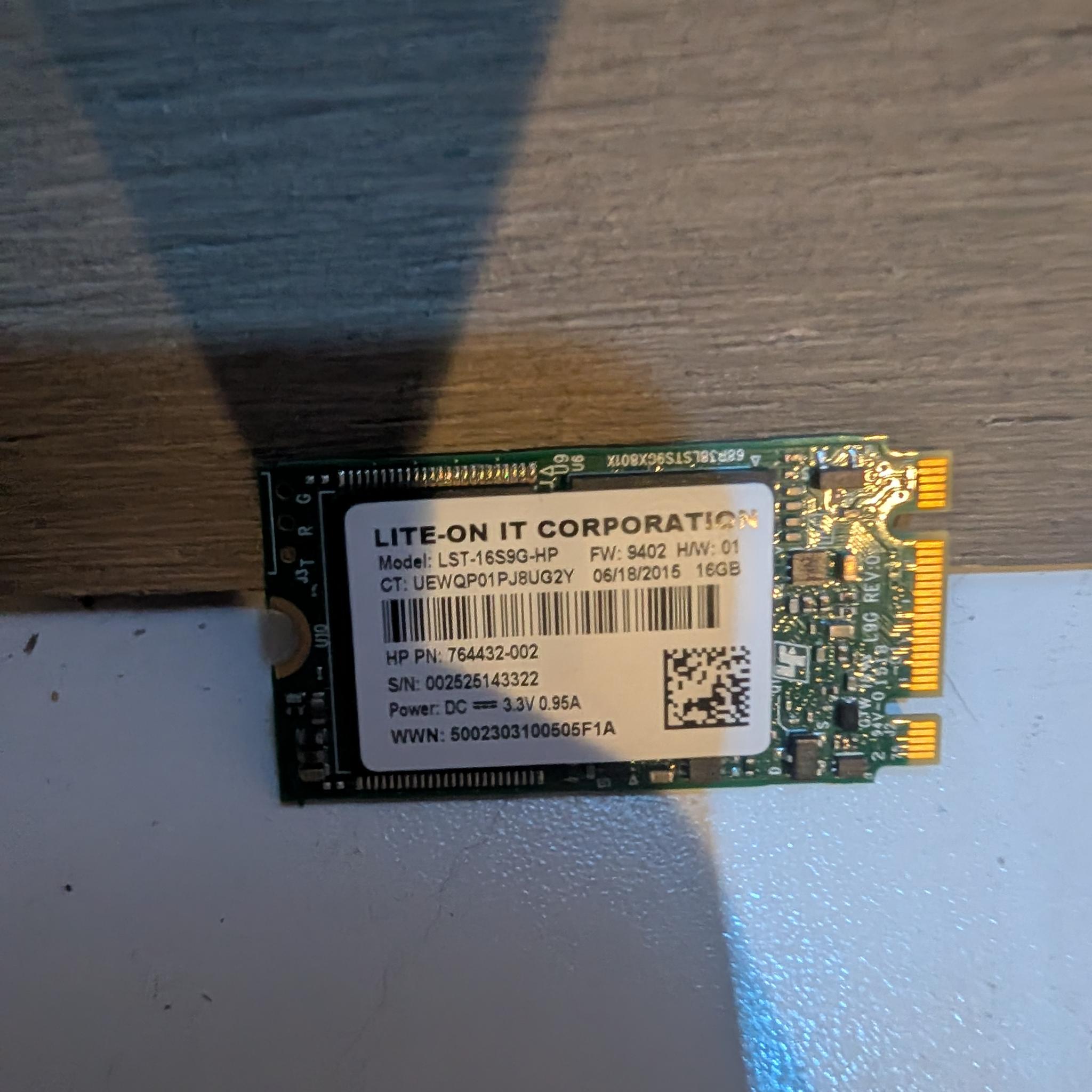 16Gb SATA M.2 Drive