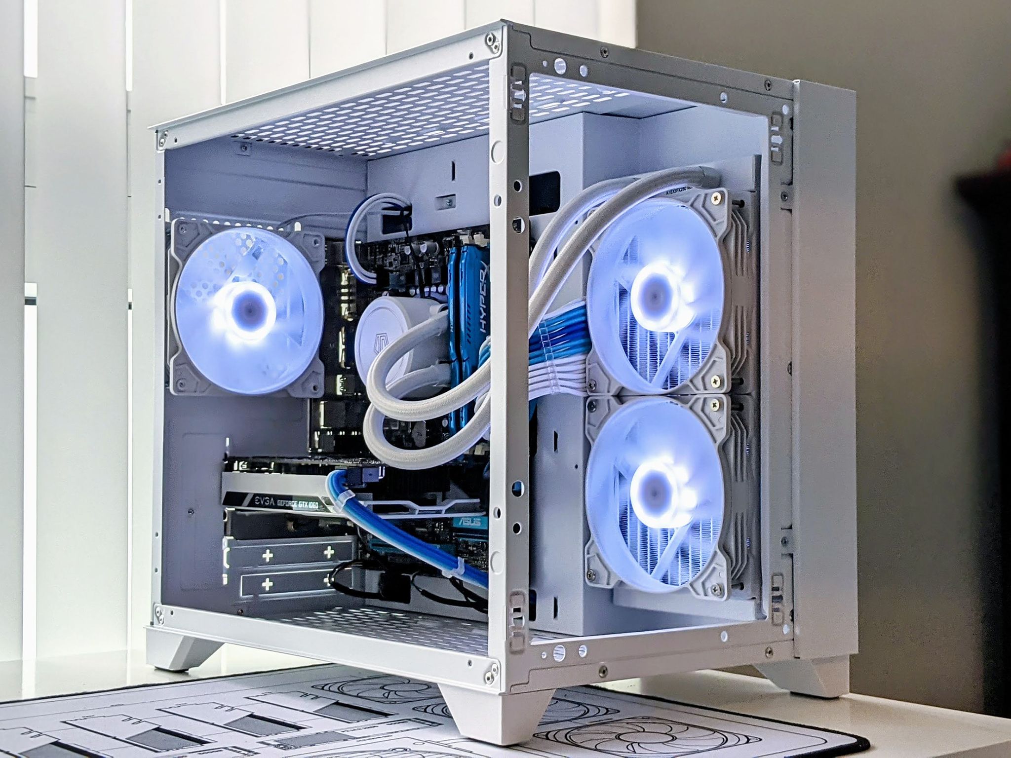 白ゲーミングPC i7-4790 / GTX1060 / SSD512GB Icicle | GTX 1060 3GB/ Watercooled i7-3770 4c/8t White Gaming PC