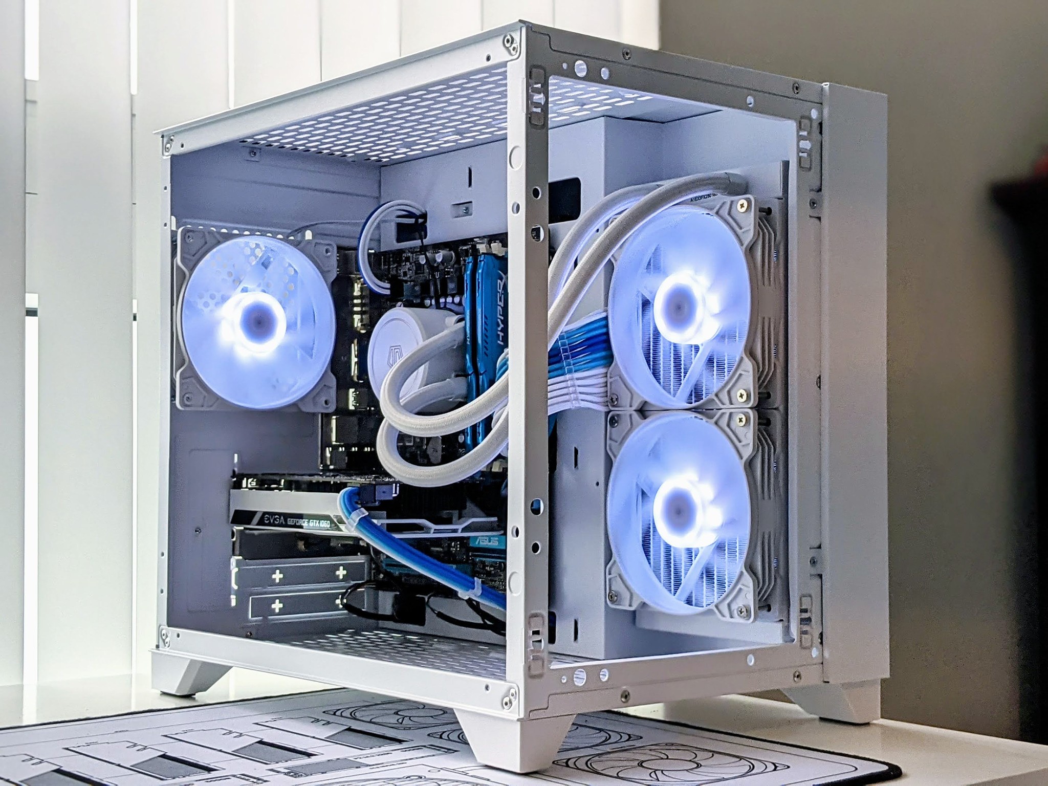 Icicle | GTX 1060 3GB/ Watercooled i7-3770 4c/8t White Gaming PC