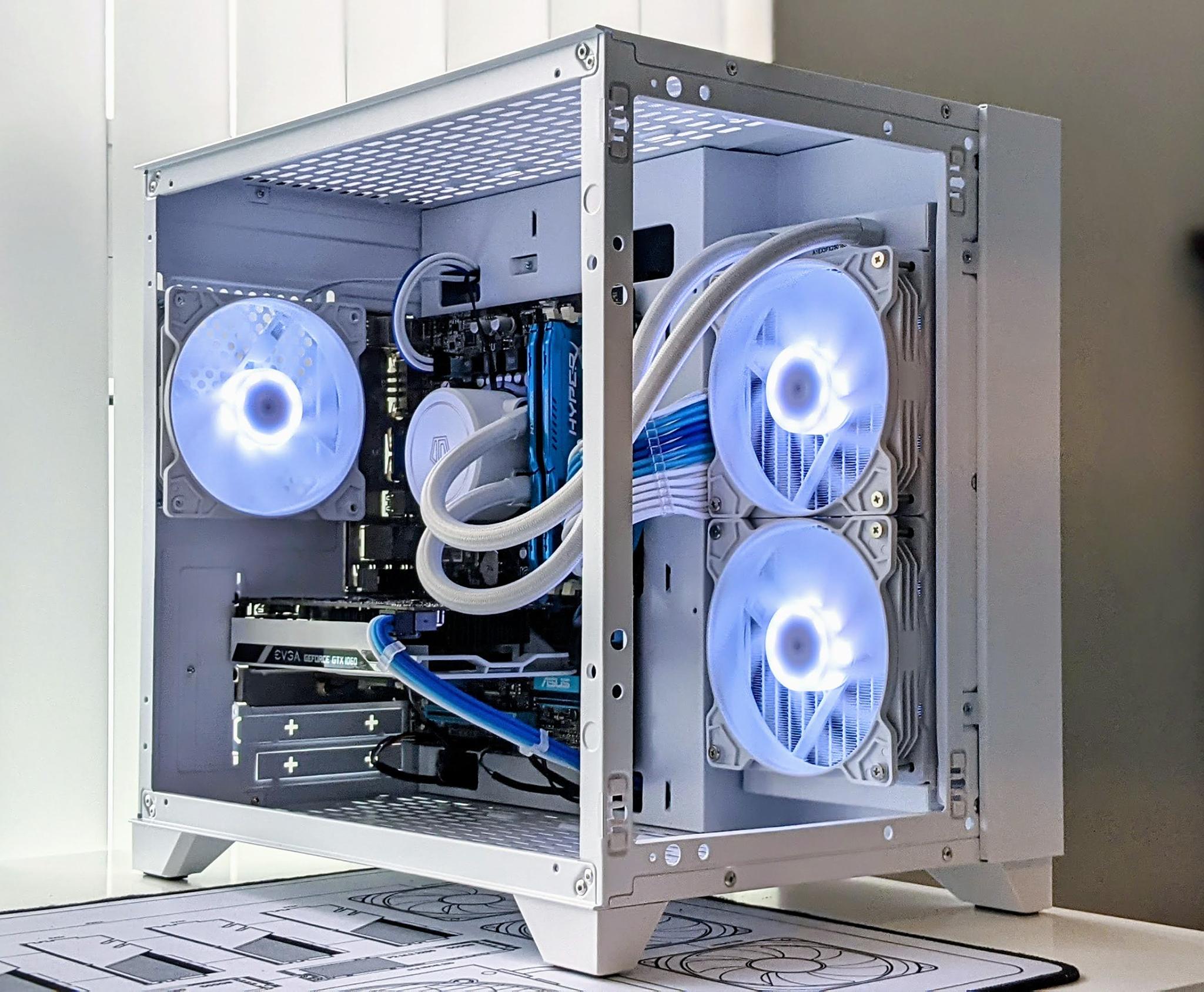 Icicle | GTX 1060 3GB/ Watercooled i7-3770 4c/8t White Gaming PC