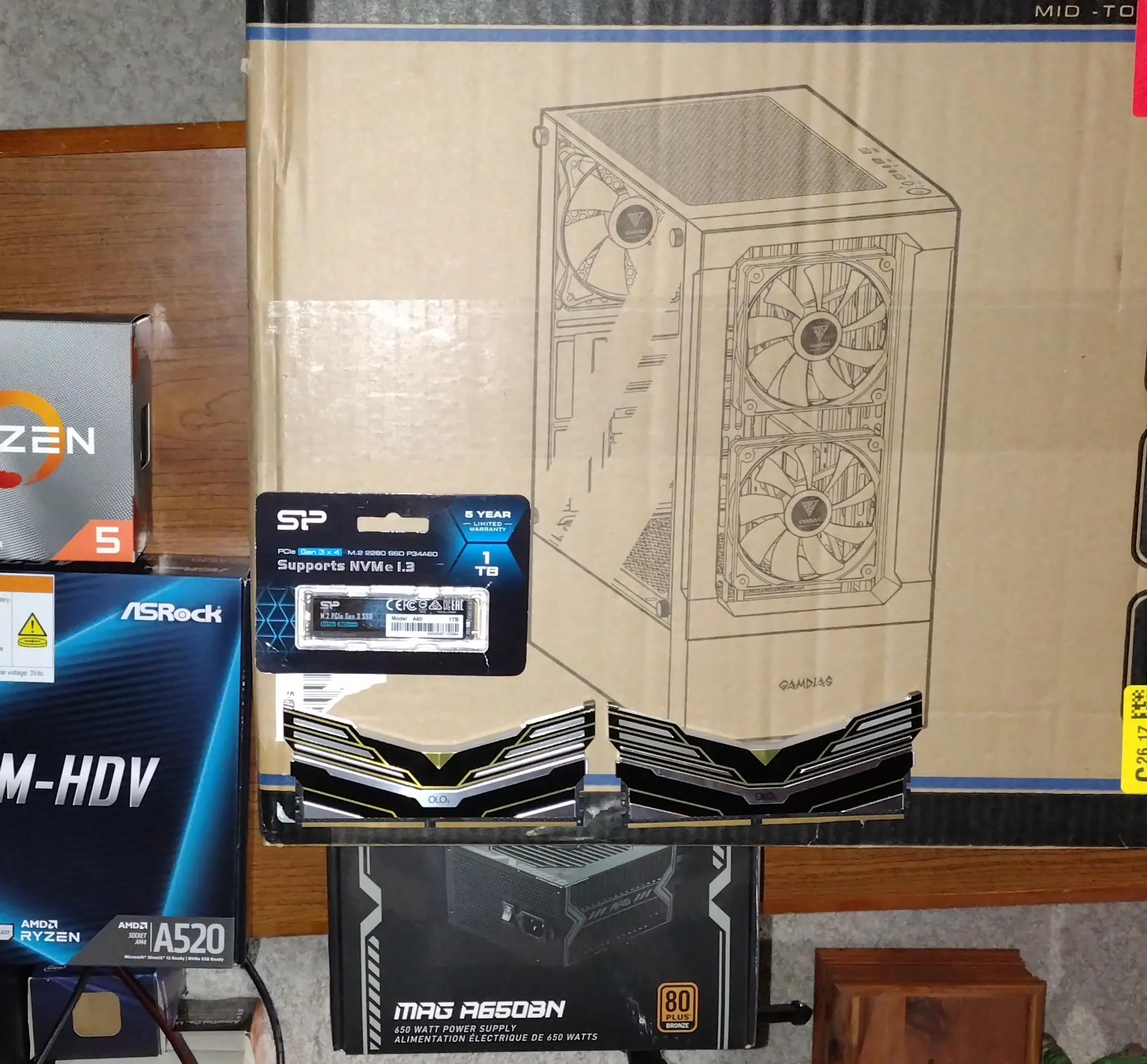 *NEW!* Asrock Gaming PC - EVGA RTX 3080, Ryzen 5, 16gb, 1TB S.P. Nvme SSD