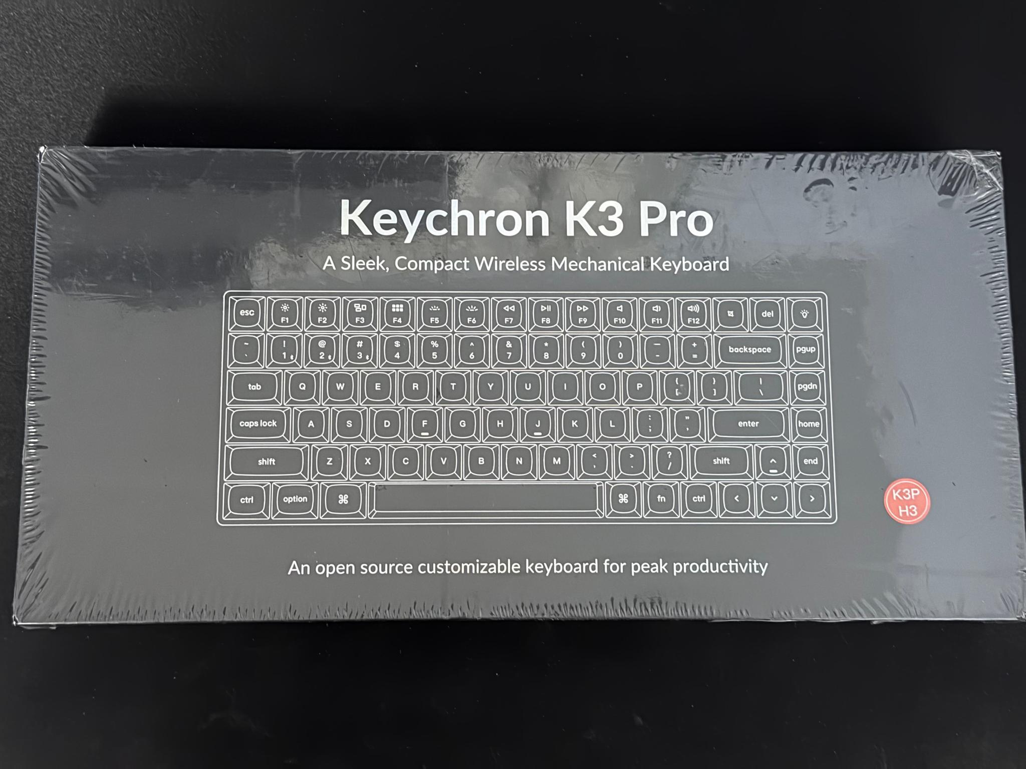 Keychron K3 Pro Wireless Mechanical Keyboard 75% Layout QMK/VIA Programmable