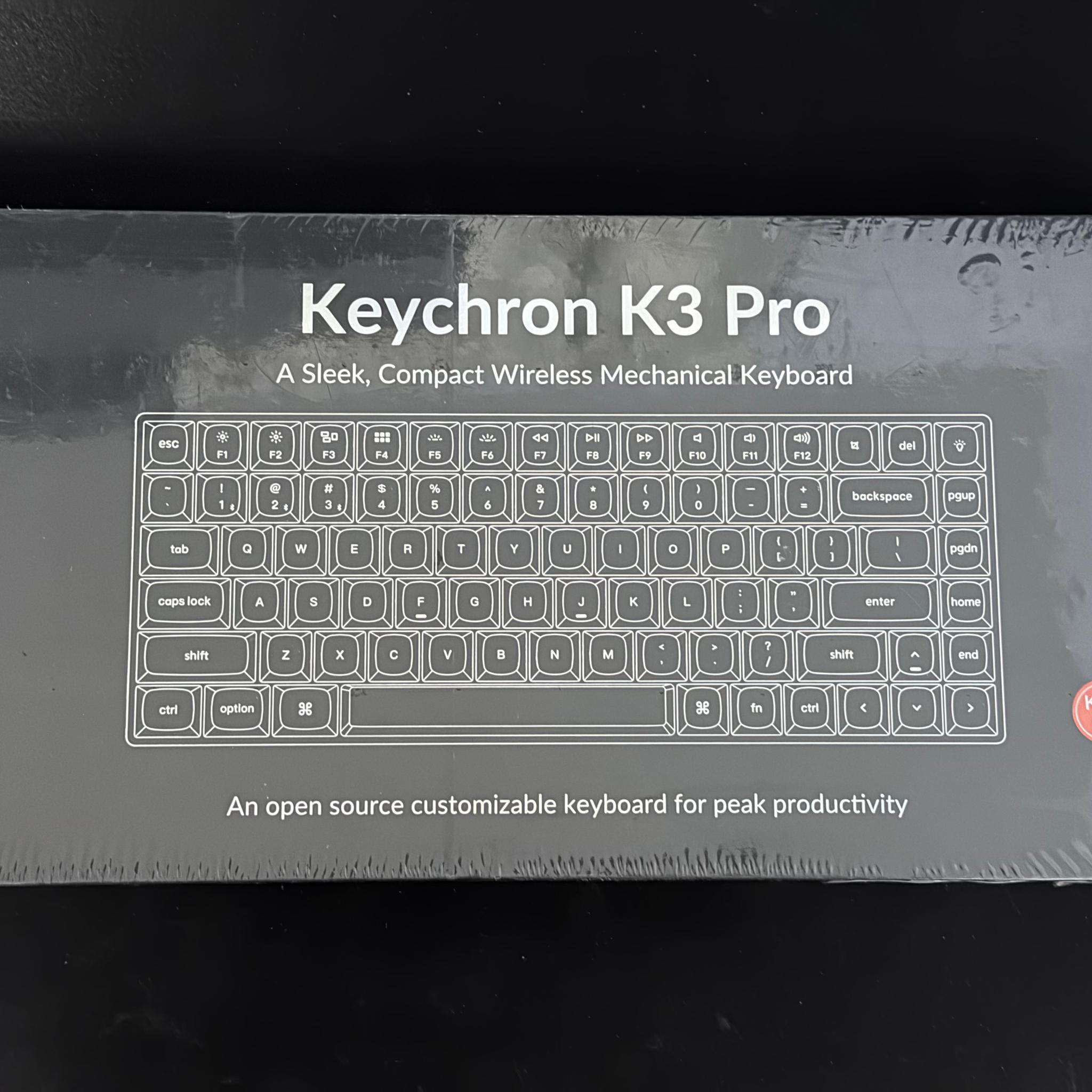Keychron K3 Pro Wireless Mechanical Keyboard 75% Layout QMK/VIA Programmable