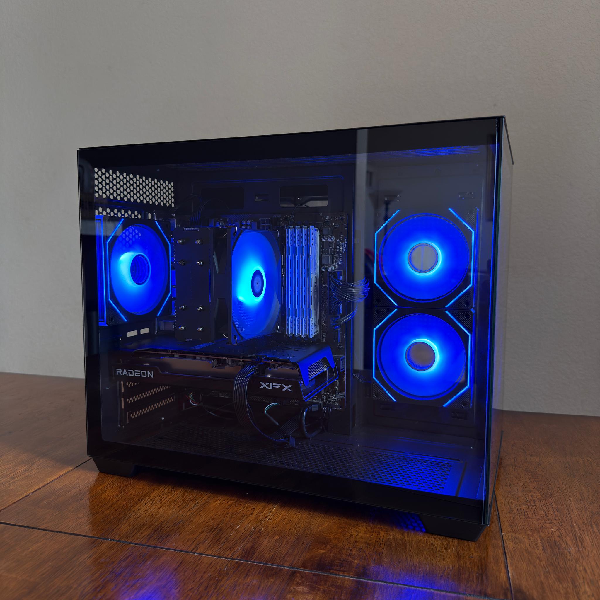 Budget Gaming PC | RX 7600 | Ryzen 2600X | 16GB Ram | 500GB NVME + 1TB HDD | WiFi and BT |Windows 11