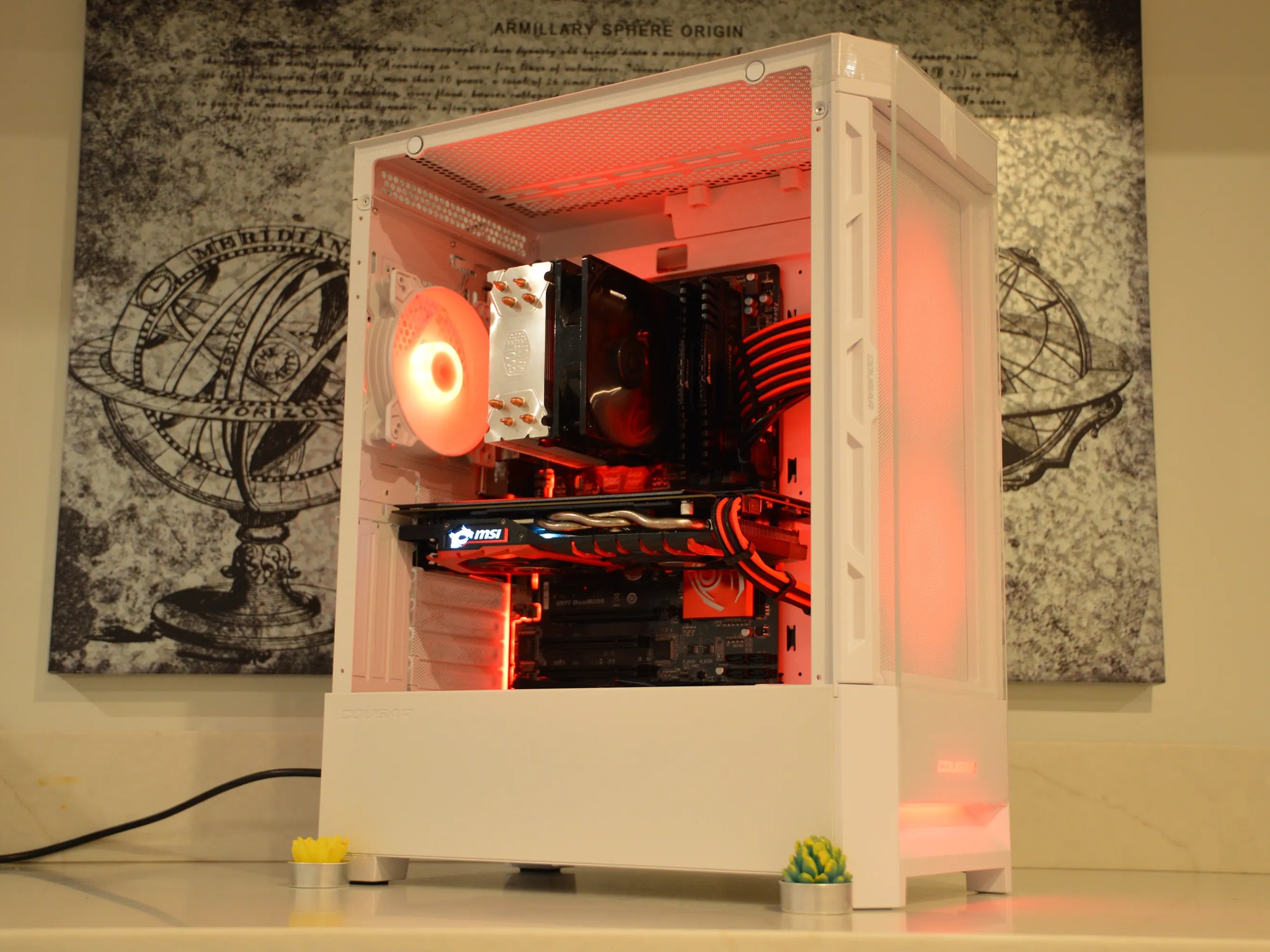 🔴🟣⚪️ Scarlet Snow ⚪️🟣🔴| Intel Core i5 4670K | NVIDIA GTX 1060 6GB | 16 GB RAM | 1TB SSD |