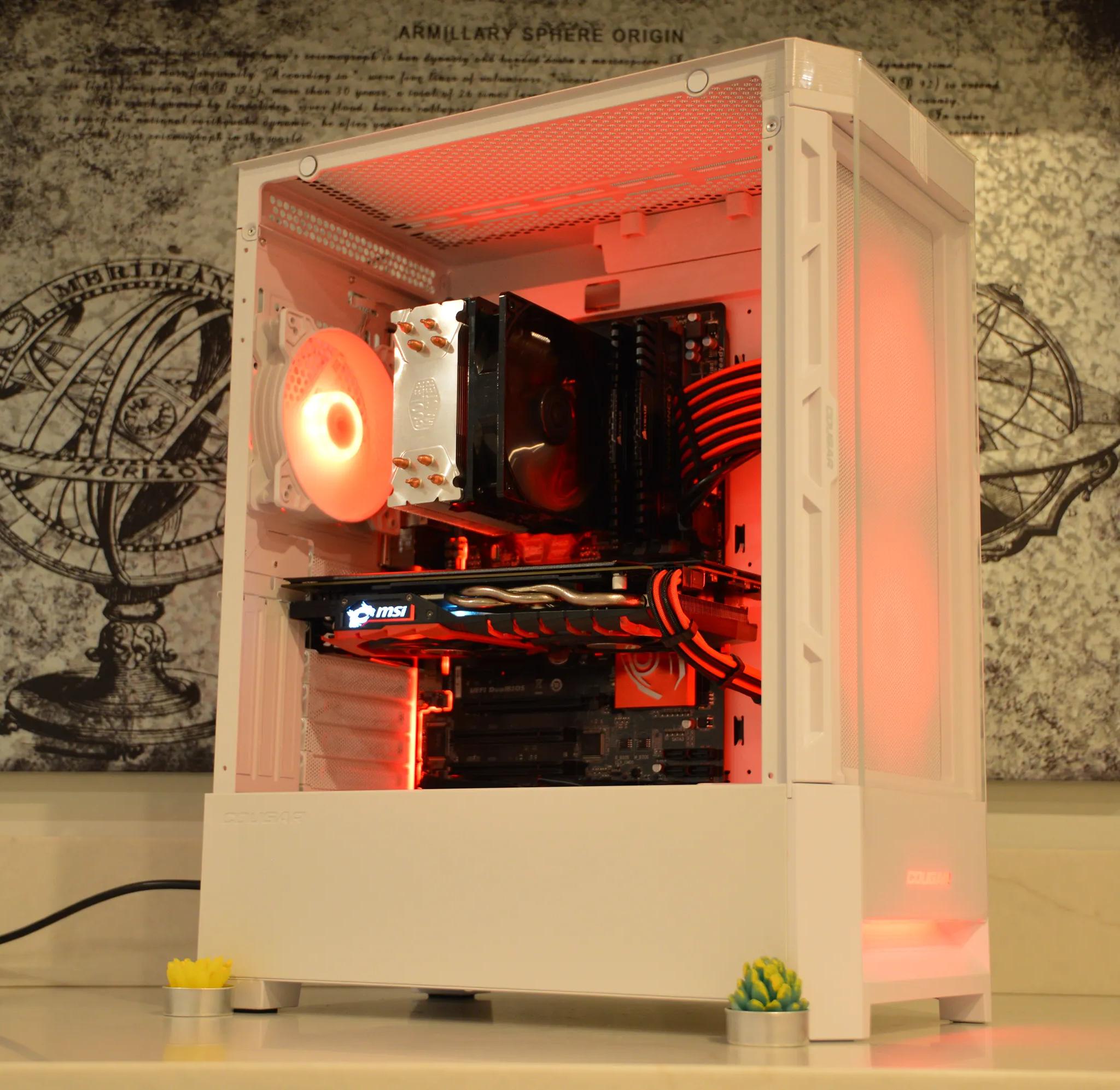 🔴🟣⚪️ Scarlet Snow ⚪️🟣🔴| Intel Core i5 4670K | NVIDIA GTX 1060 6GB | 16 GB RAM | 1TB SSD |
