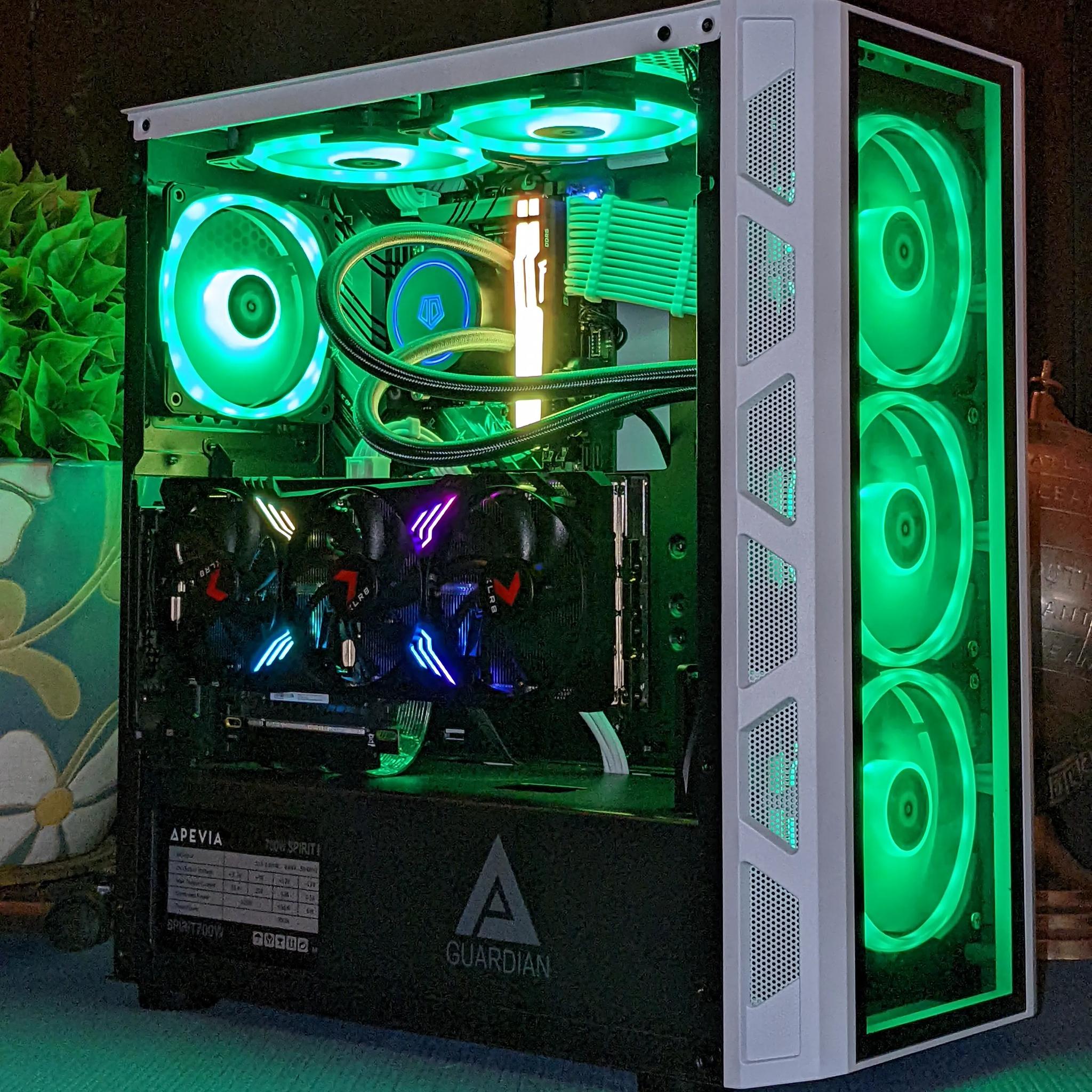⚪️Pro Gaming PC| RTX 4070 12GB| 12th Gen I5| 16GB DDR5 RAM@5600MHz| 3TB NVMe/SSD| Windows 11 Pro