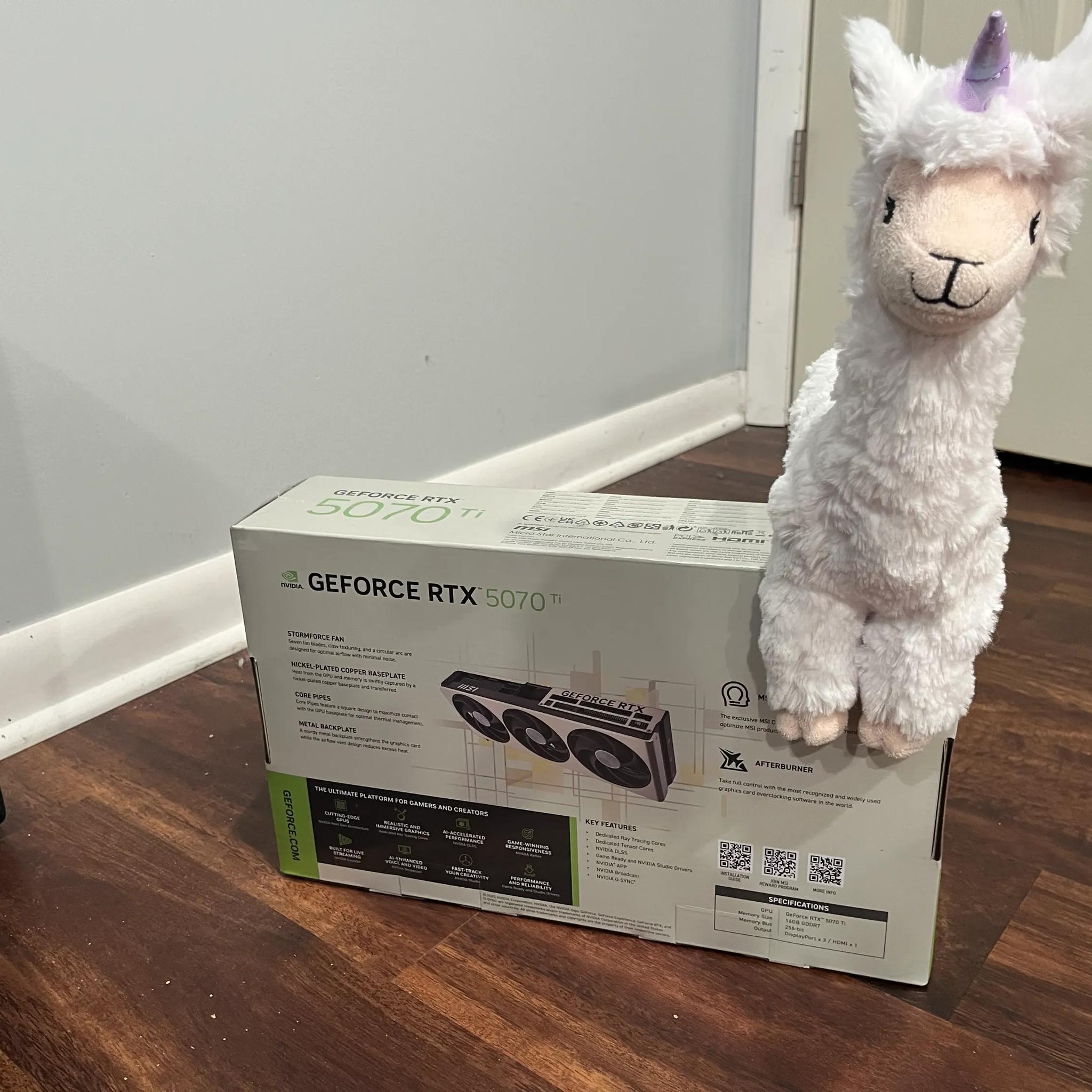 GeForce RTX 5070 Ti 16G MSI INSPIRE 3X OC PLUS 5070ti