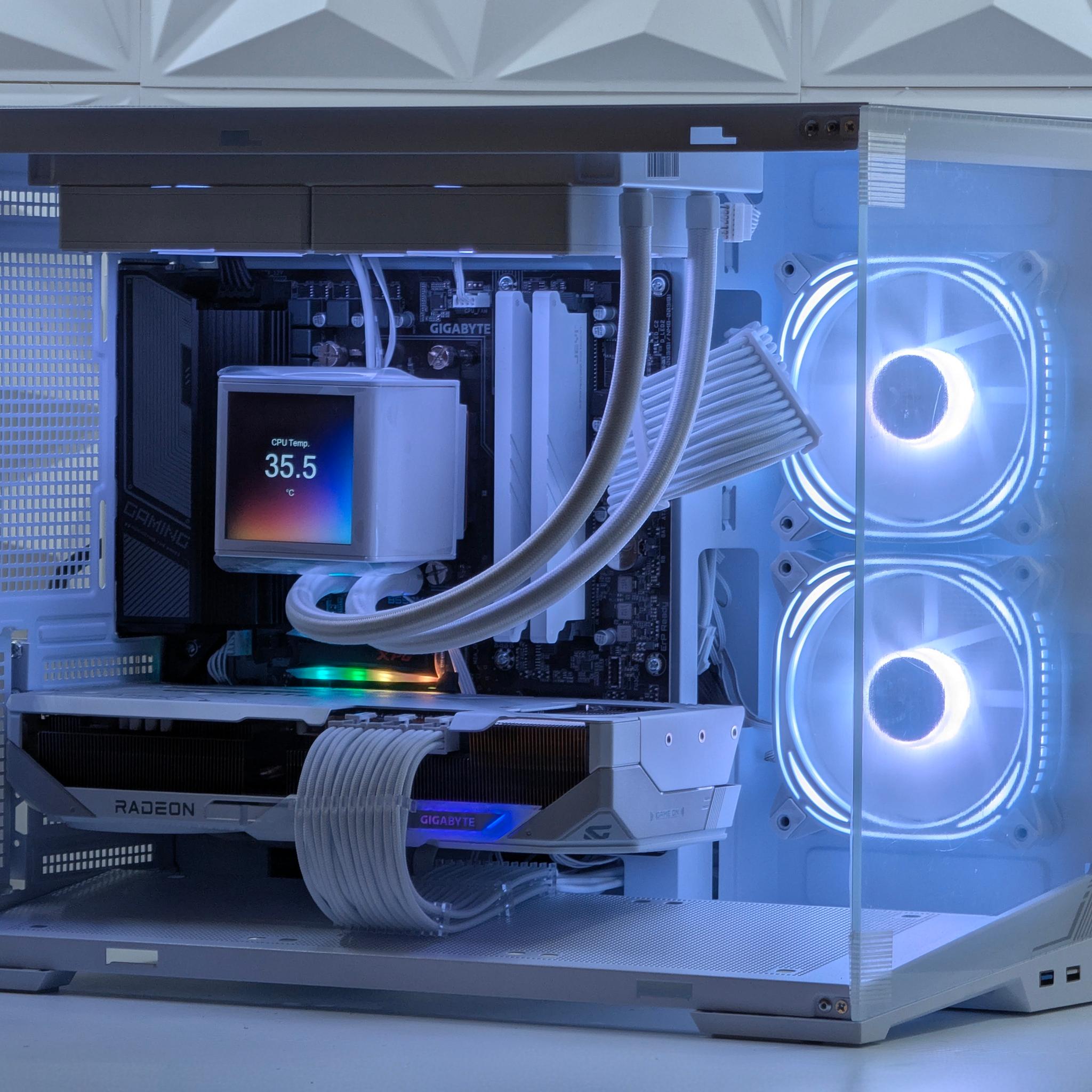 Liquid Cooled Gaming PC | RX 9070 XT / Ryzen 9 5900X / 32GB DDR4 / 1TB NVMe / Wi-Fi