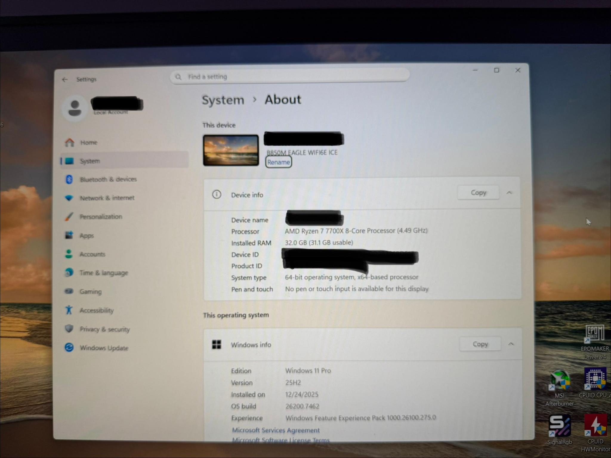 Custom Gaming PC Build