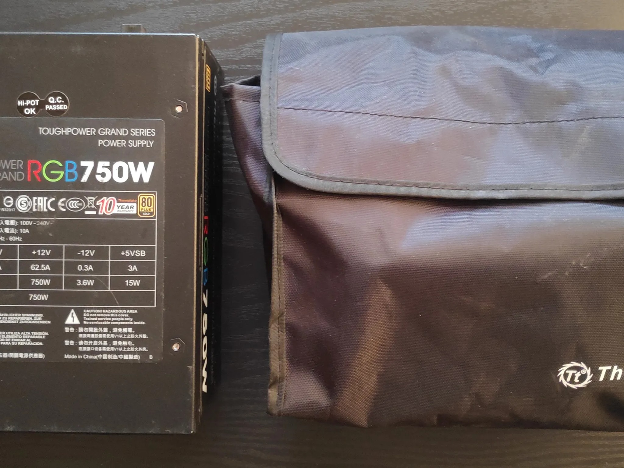 Thermaltake Toughpower Grand RGB 750W, Fully Modular 80 Plus Gold Power Supply