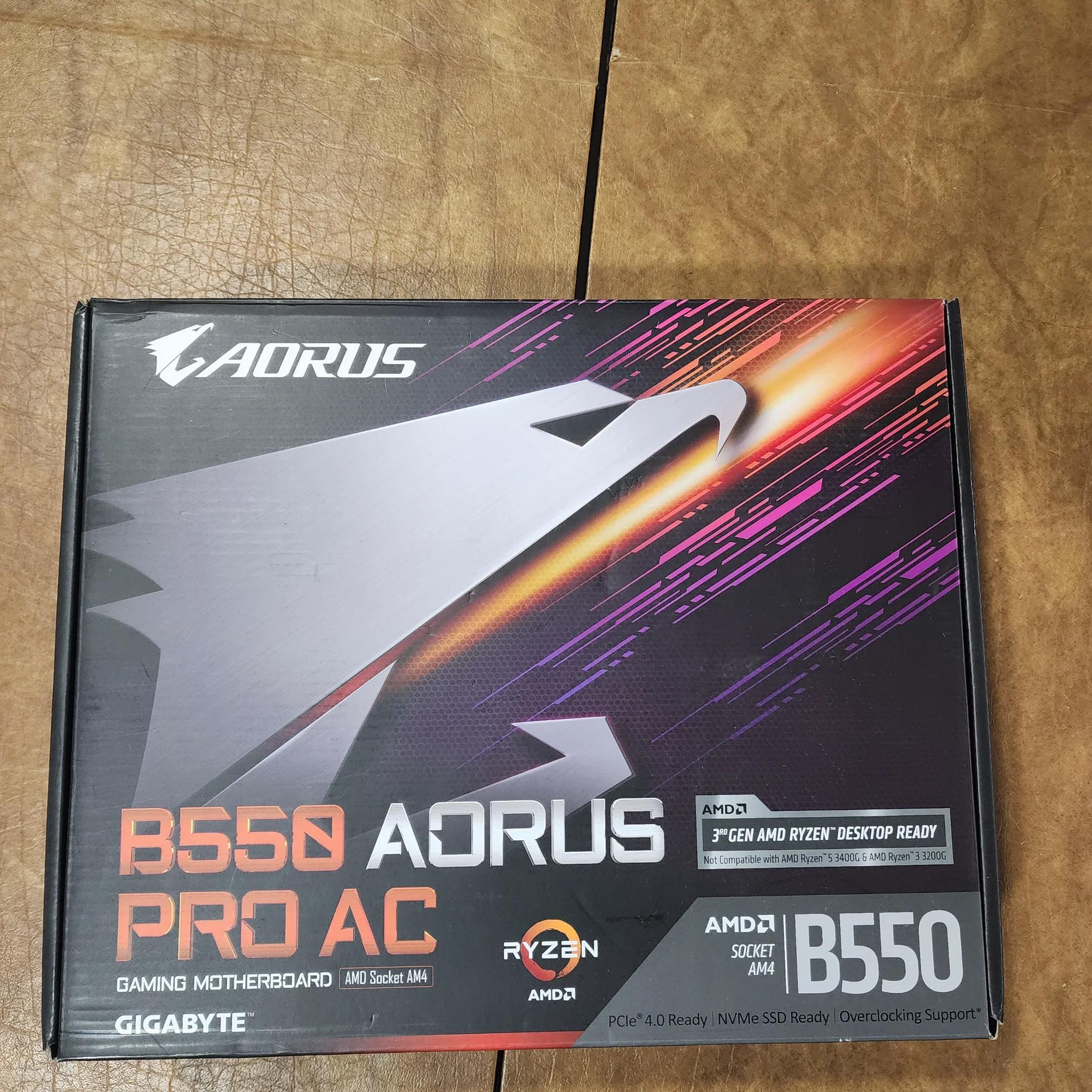 B550 Aorus Pro AC with wifi